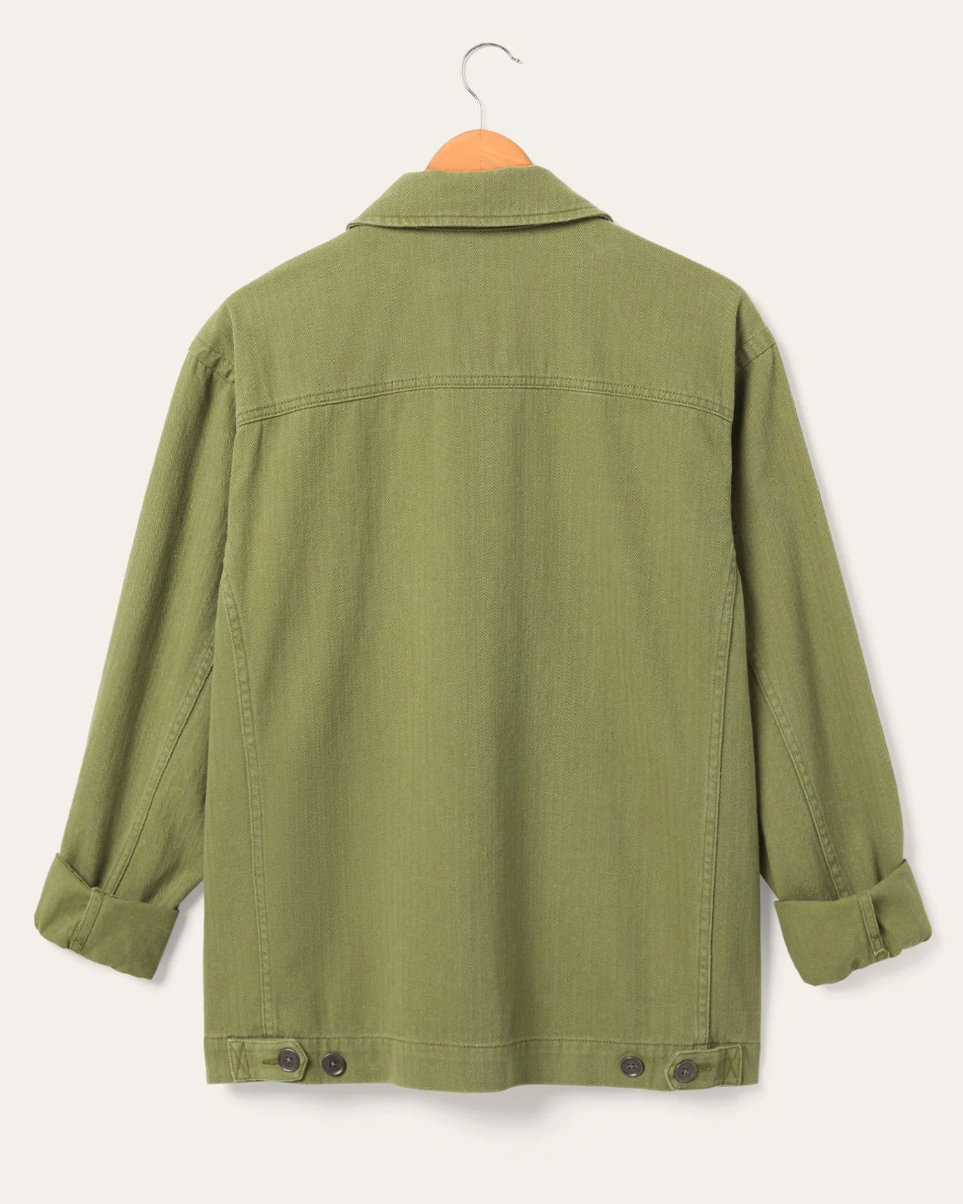 Unisex Utility Twill Shacket - Image 6