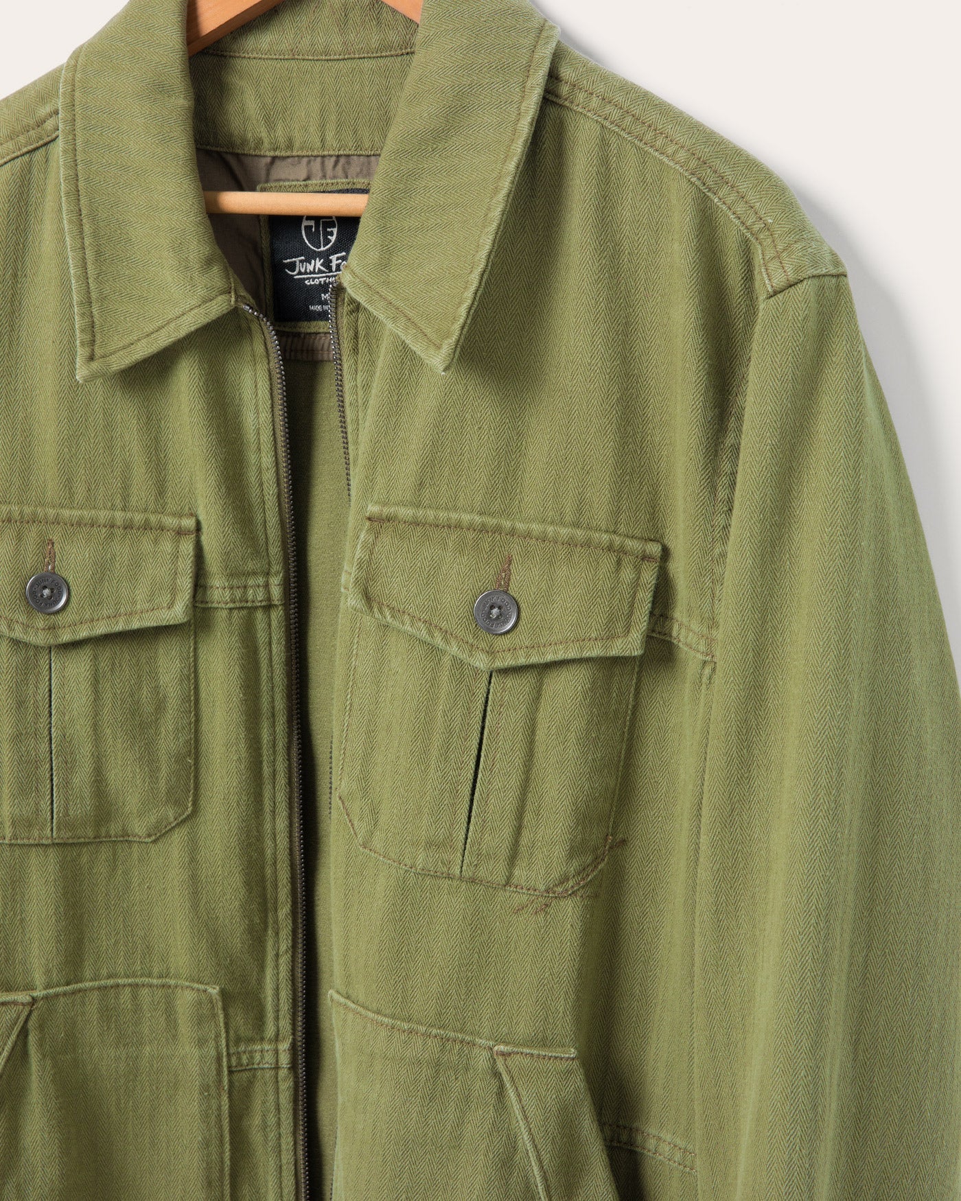 Unisex Utility Twill Shacket - Image 9
