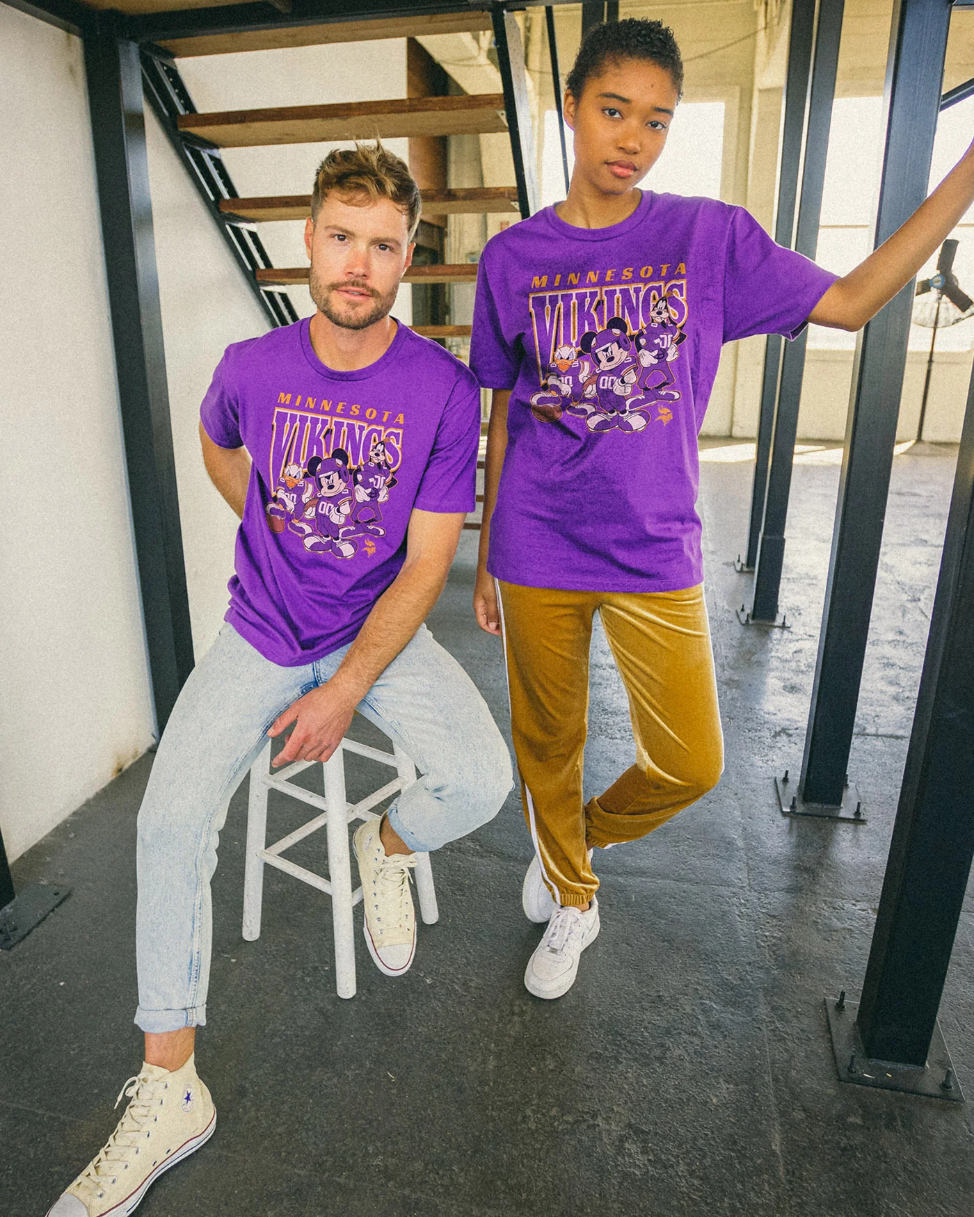 Vikings Disney Huddle Up Tee - Image 2