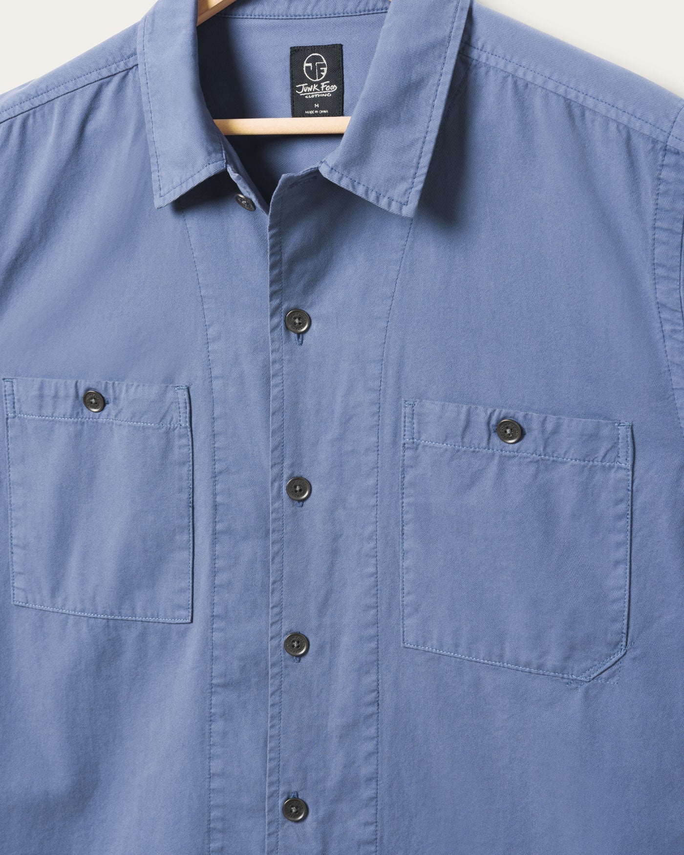 Unisex Washed Twill Work Shirt - Image 6
