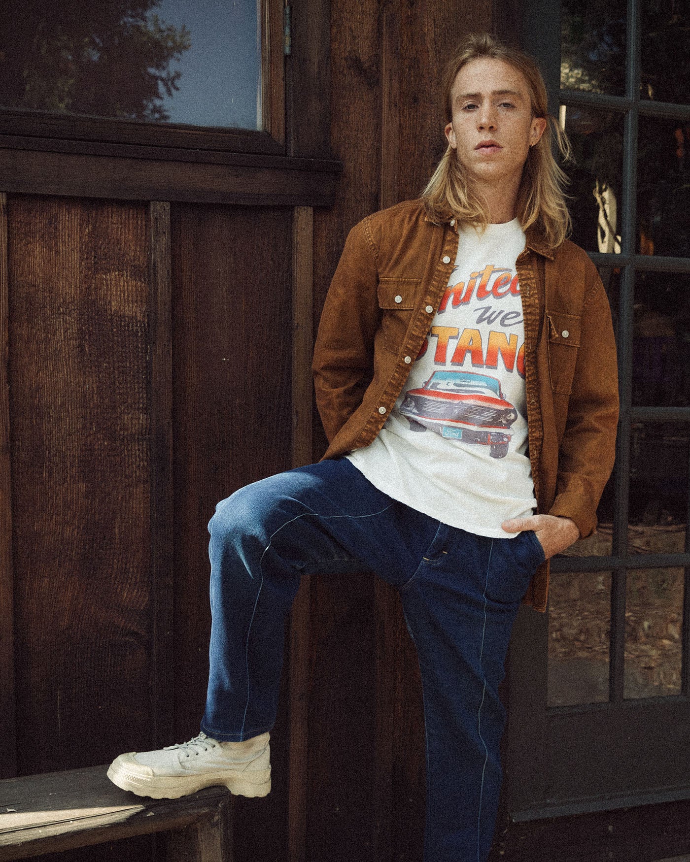 United We Stang Vintage Tee - Image 3