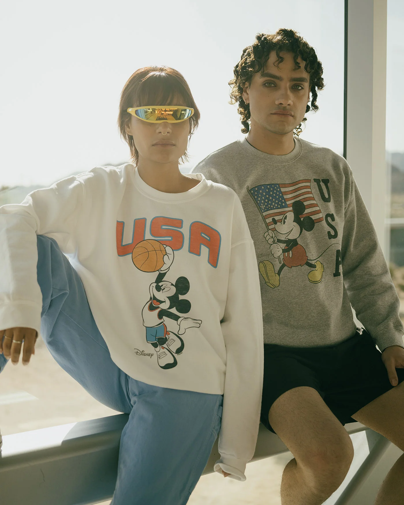 USA Mickey Basketball Flea Market Fleece - Image 3