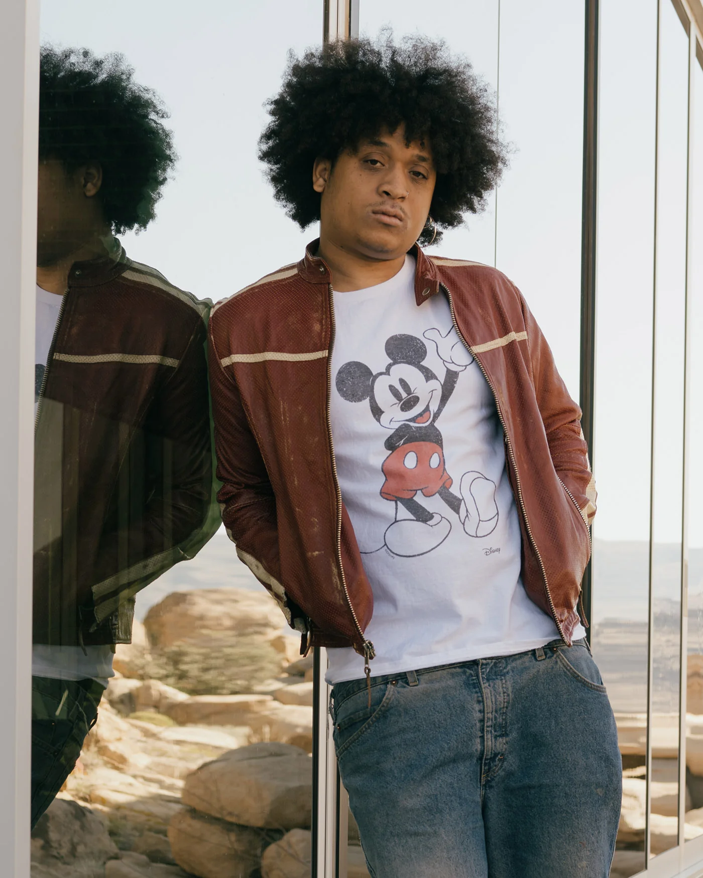Waving Mickey Flea Market Tee - Image 2
