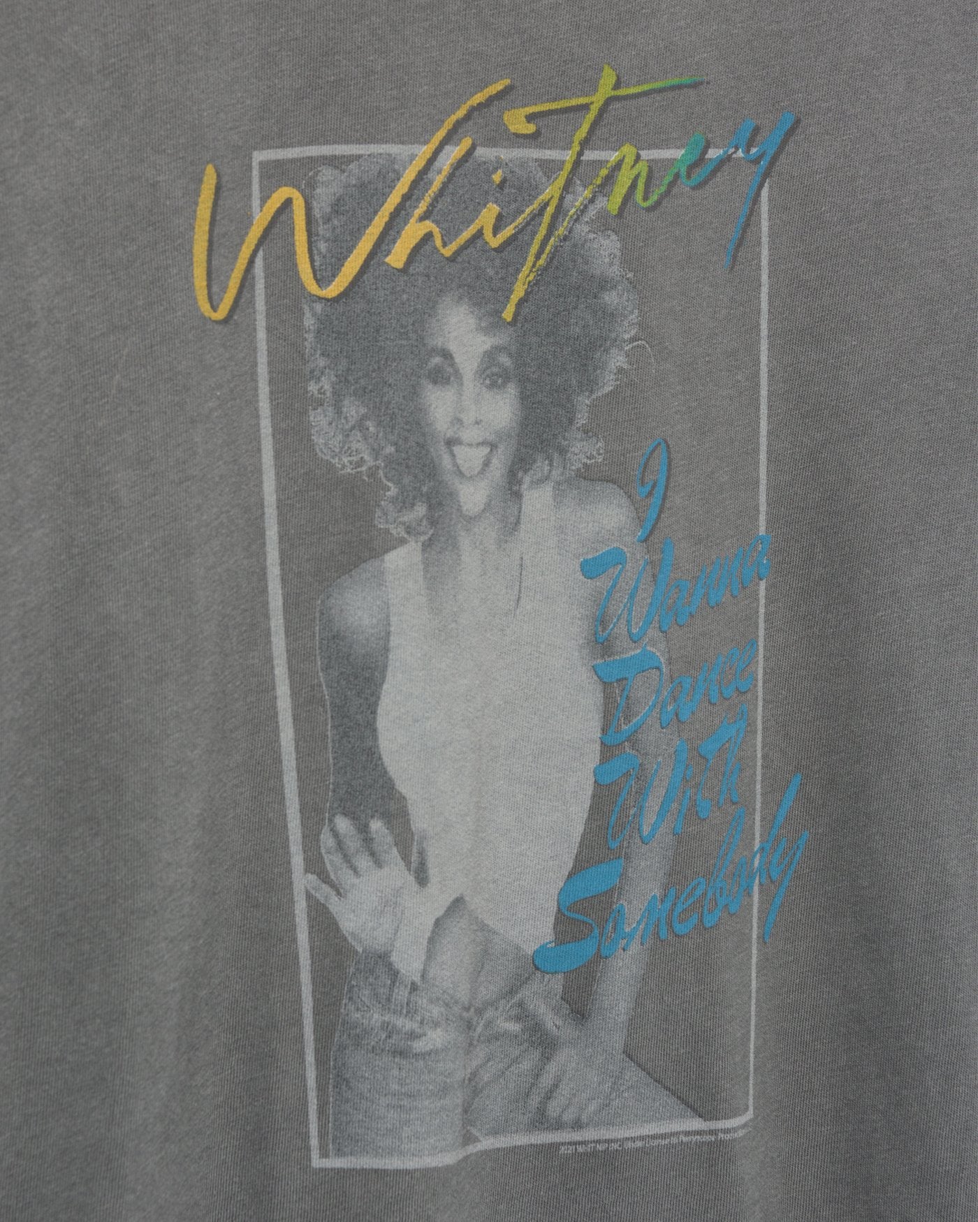 Women's Whitney Houston I Wanna Dance Vintage Tee - Image 4
