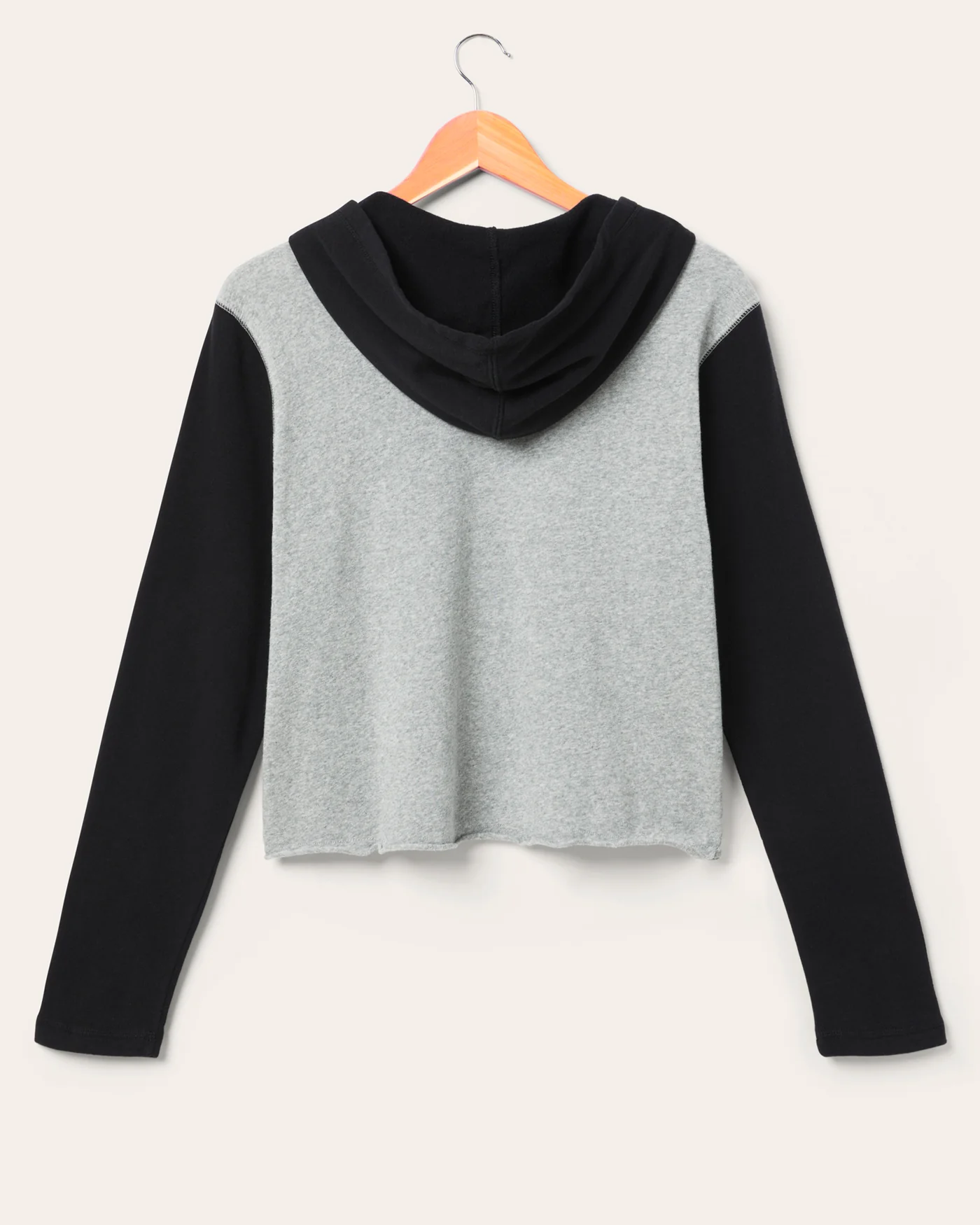 Women's San Francisco 49ers Block Crop Hoodie - Image 3