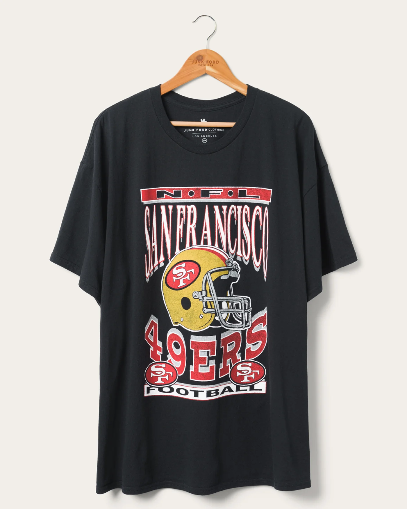 Women's San Francisco 49ers Helmet Oversized Tee Dress