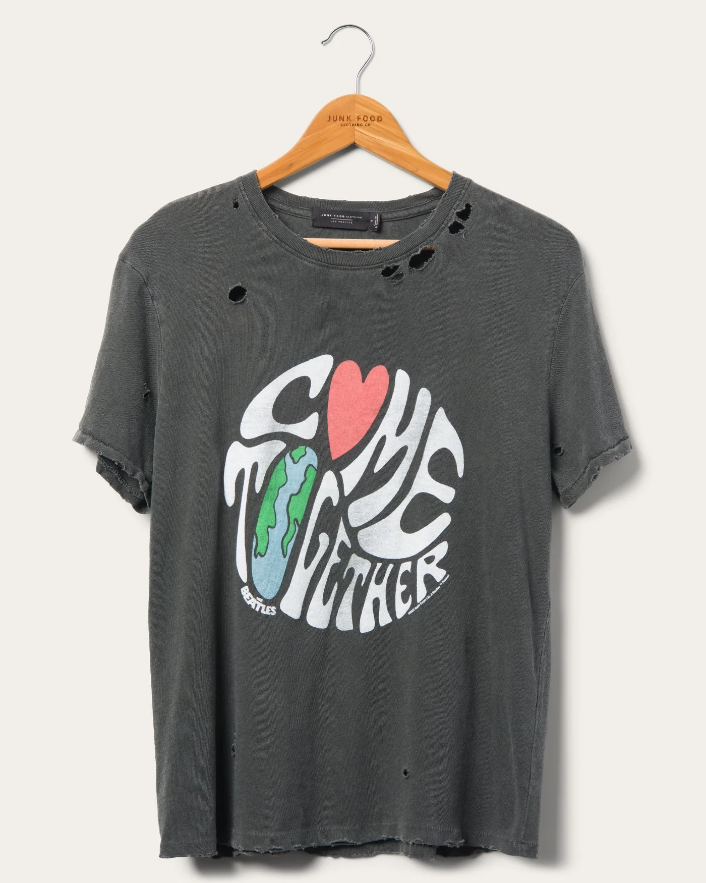 Women's The Beatles Come Together Vintage Destroy Tee