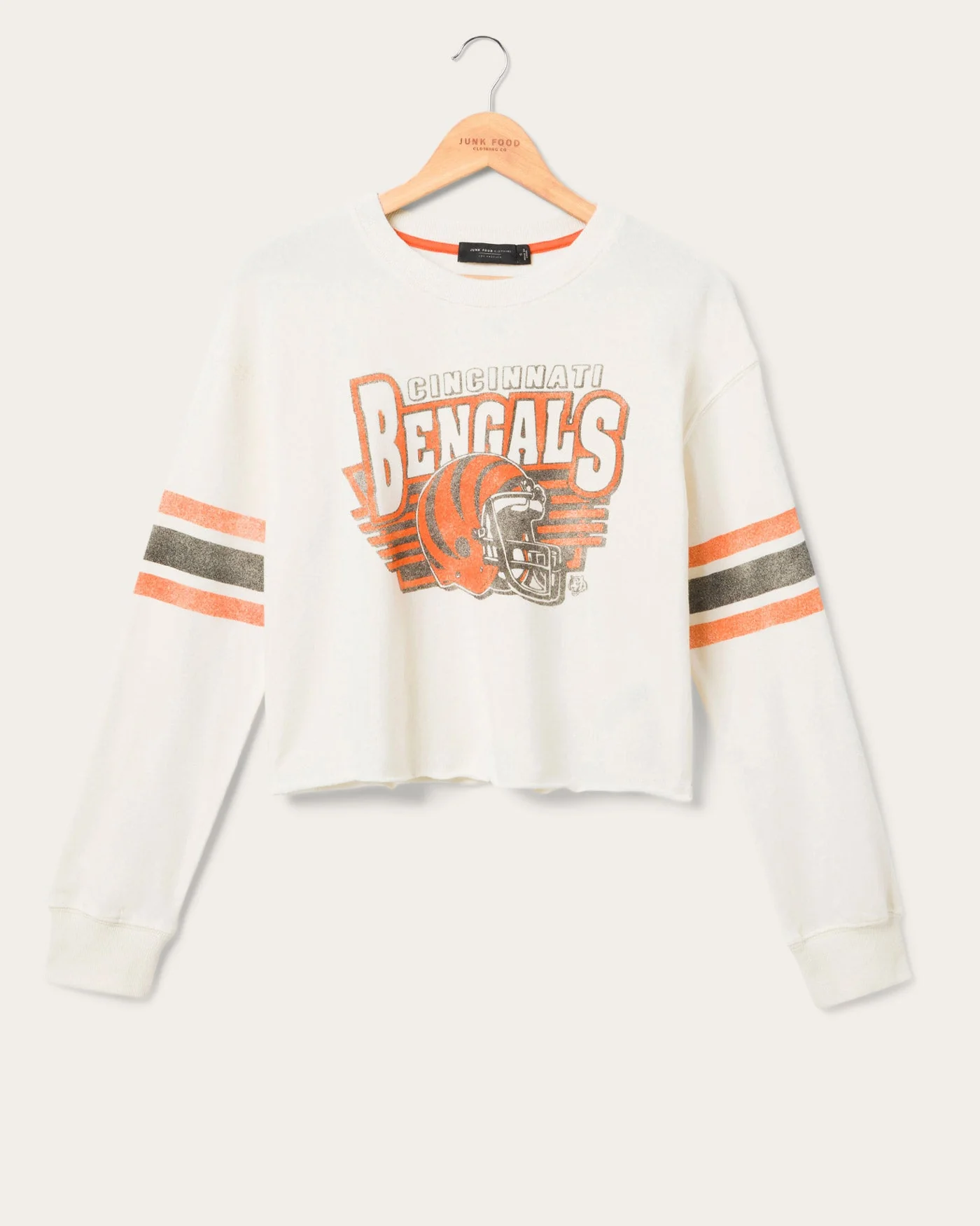 Women's Cincinnati Bengals Kickoff Crop Crew Fleece