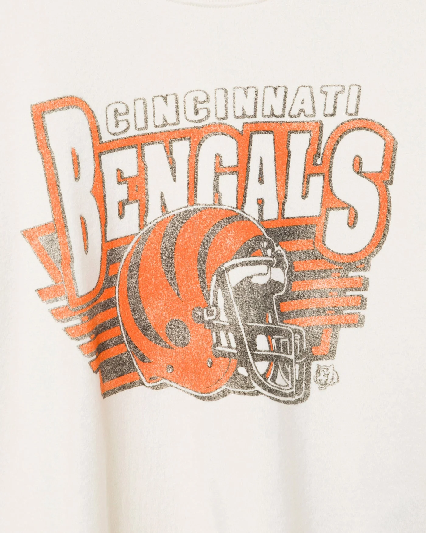 Women's Cincinnati Bengals Kickoff Crop Crew Fleece - Image 3