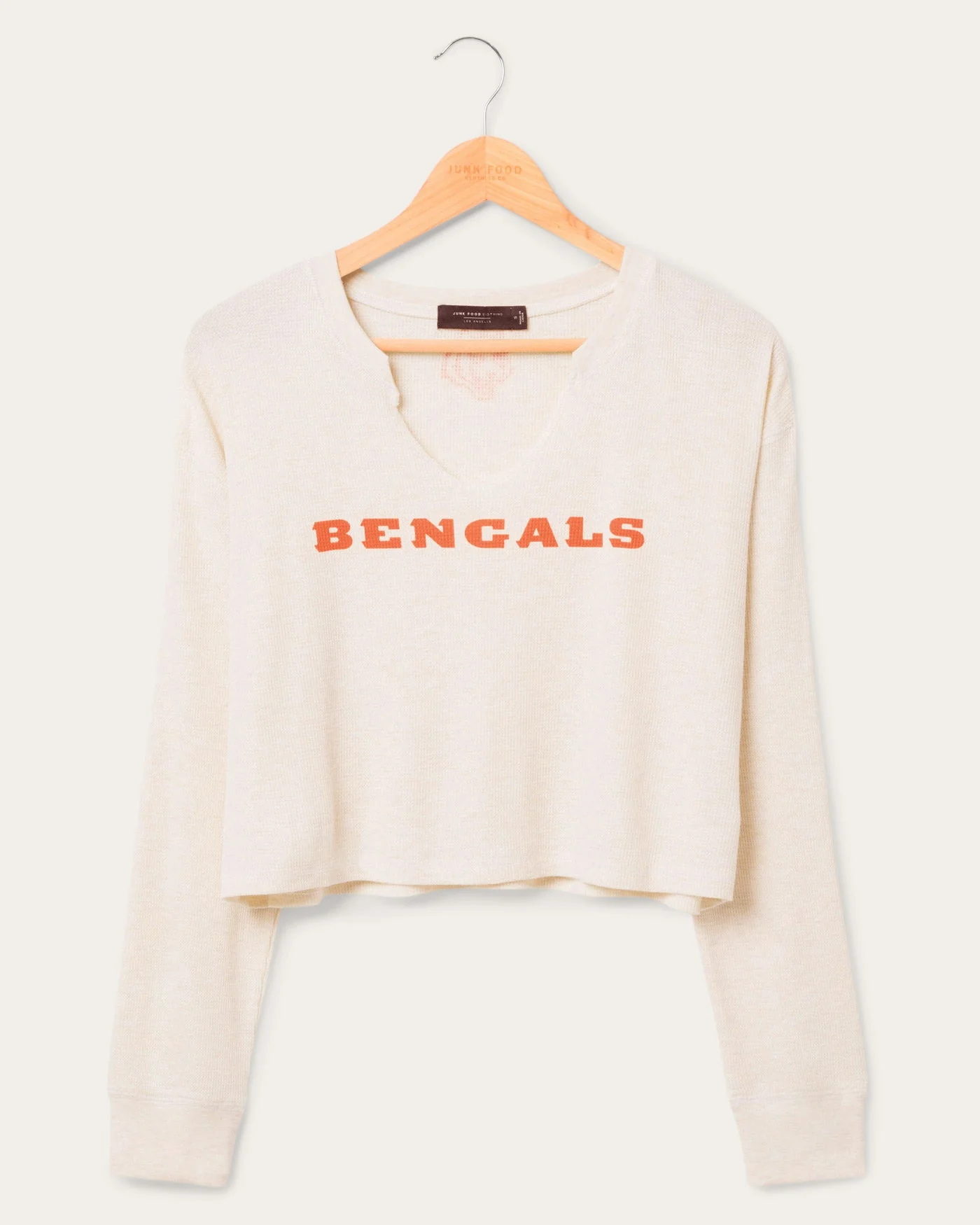 Women's Cincinnati Bengals Sunday Crop Thermal