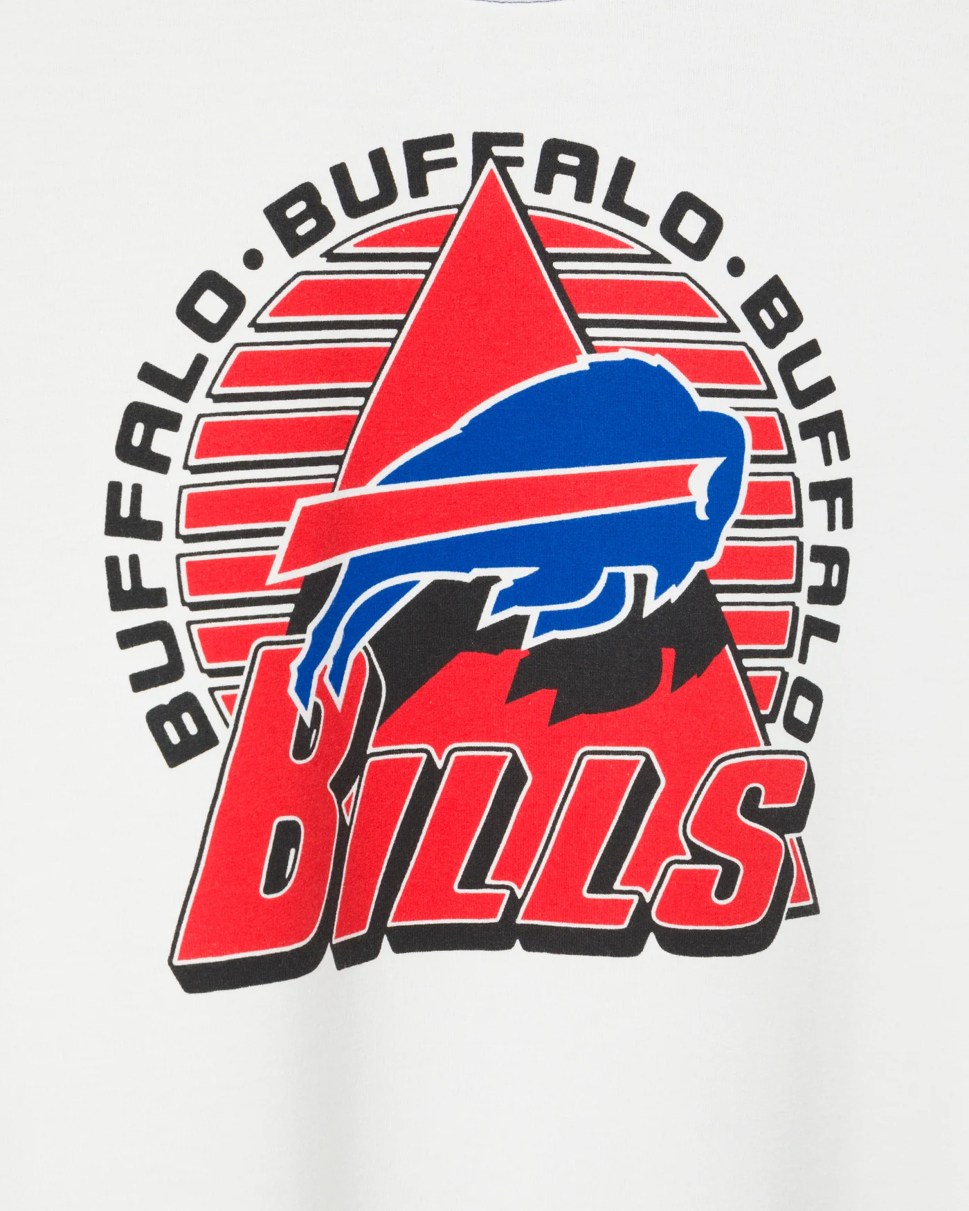 Women's Buffalo Bills Color Block Crop Tee - Image 4
