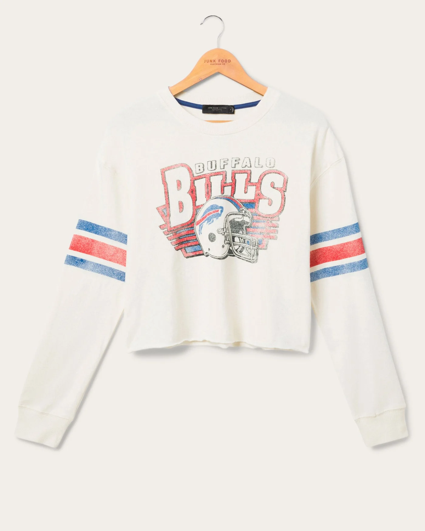 Women's Buffalo Bills Kickoff Crop Crew Fleece