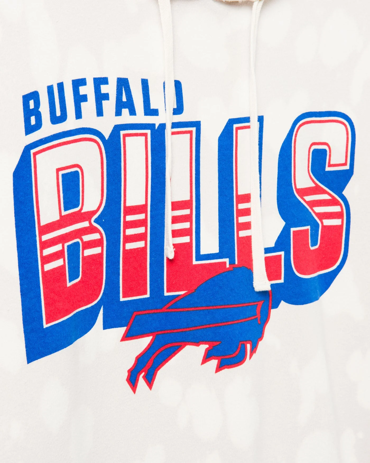 Womens Bills Touchdown Tie Dye Hoodie - Image 3