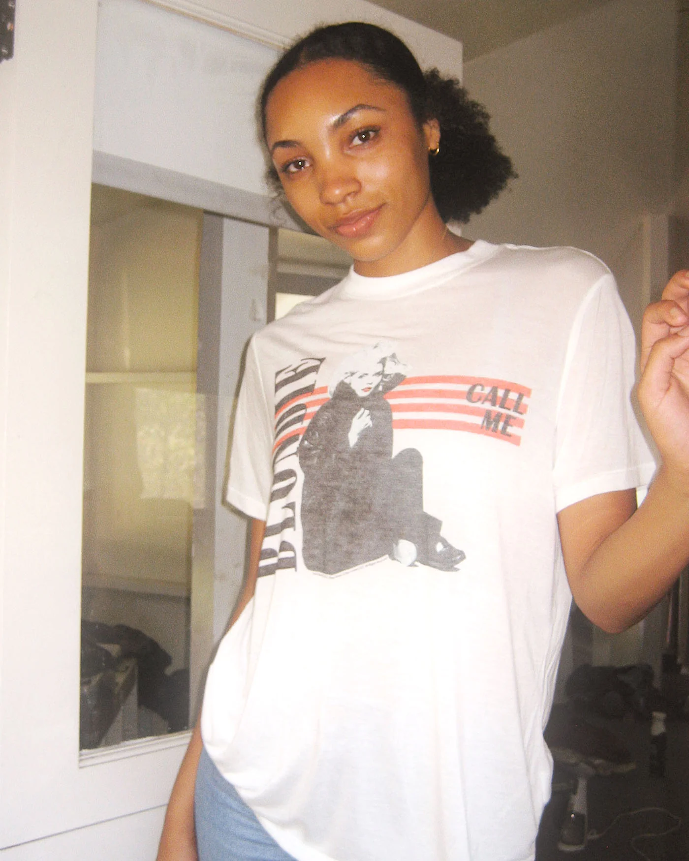 Women's Blondie Call Me Vintage Tissue Tee - Image 2