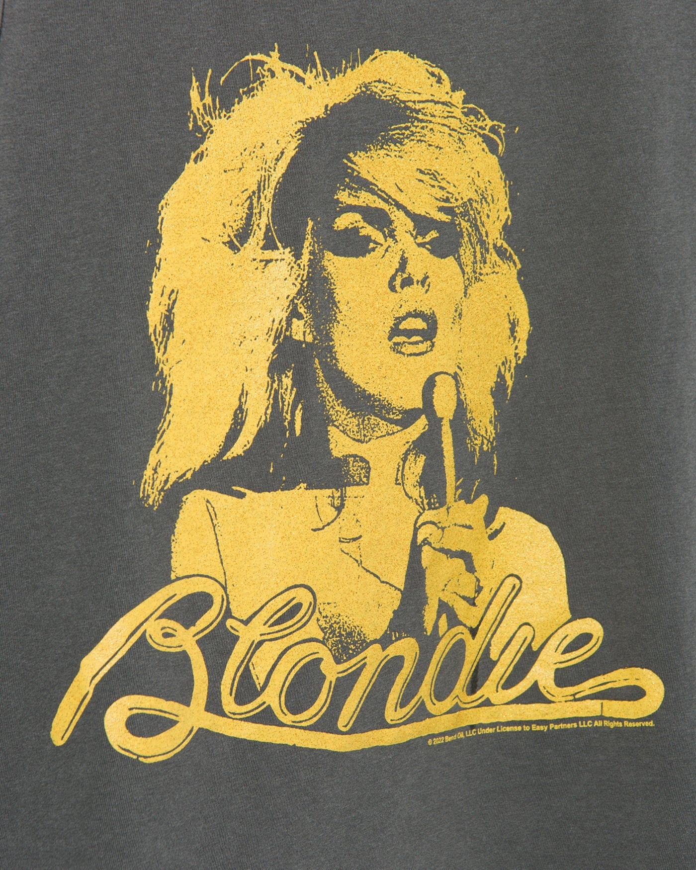 Women's Blondie Gold Cropped Muscle Tank - Image 5