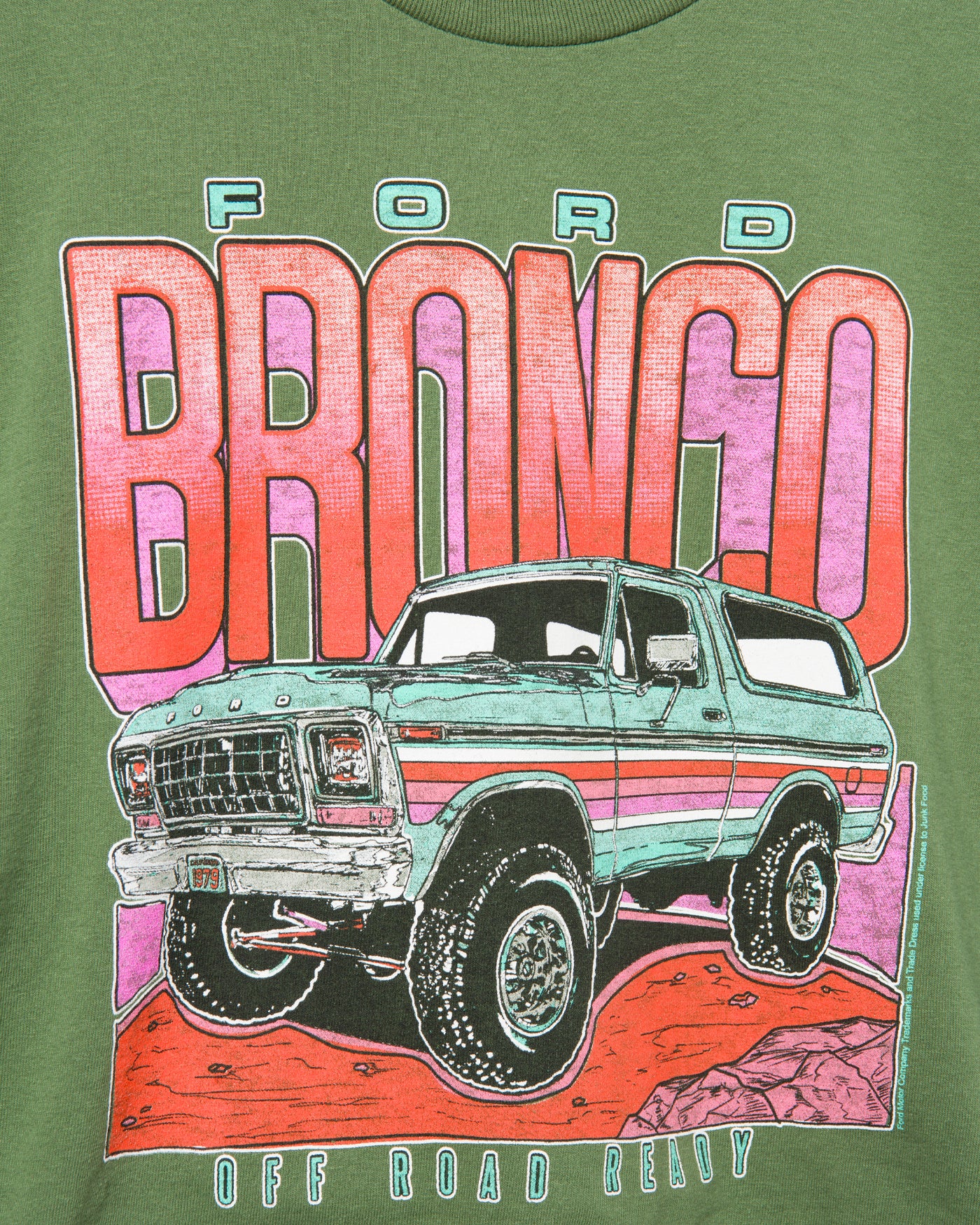 Women's Bronco Off Road Ready Flea Market Crop Tee - Image 6