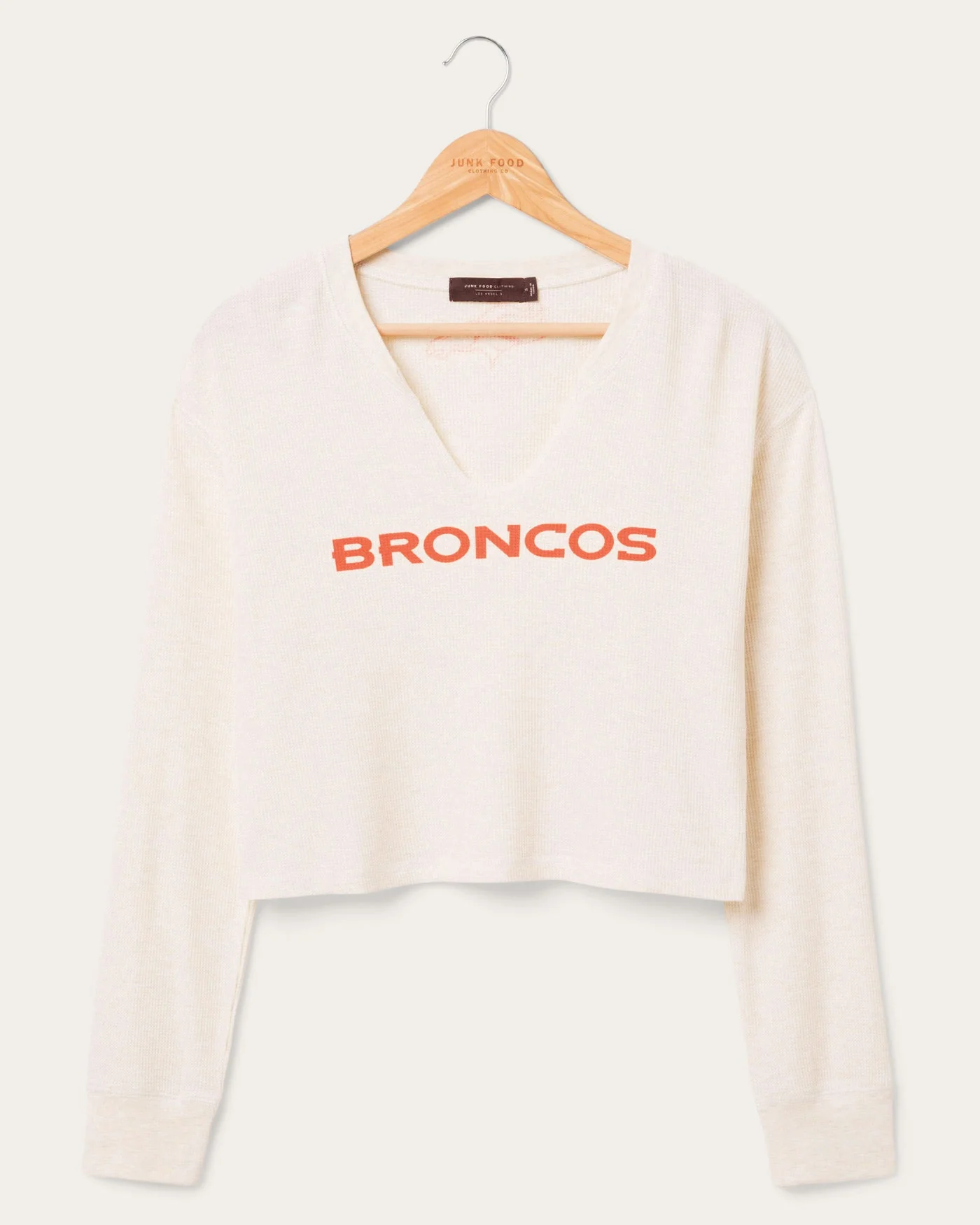 Women's Denver Broncos Sunday Crop Thermal
