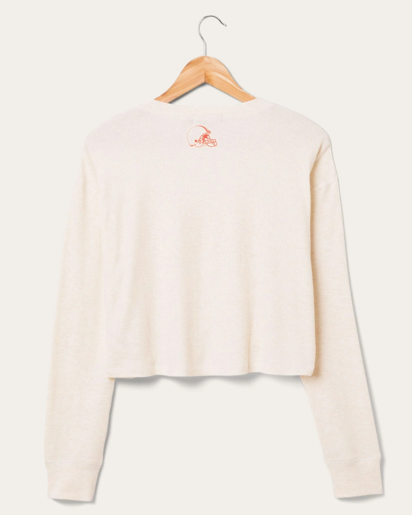 Women's Cleveland Browns Sunday Crop Thermal - Image 2