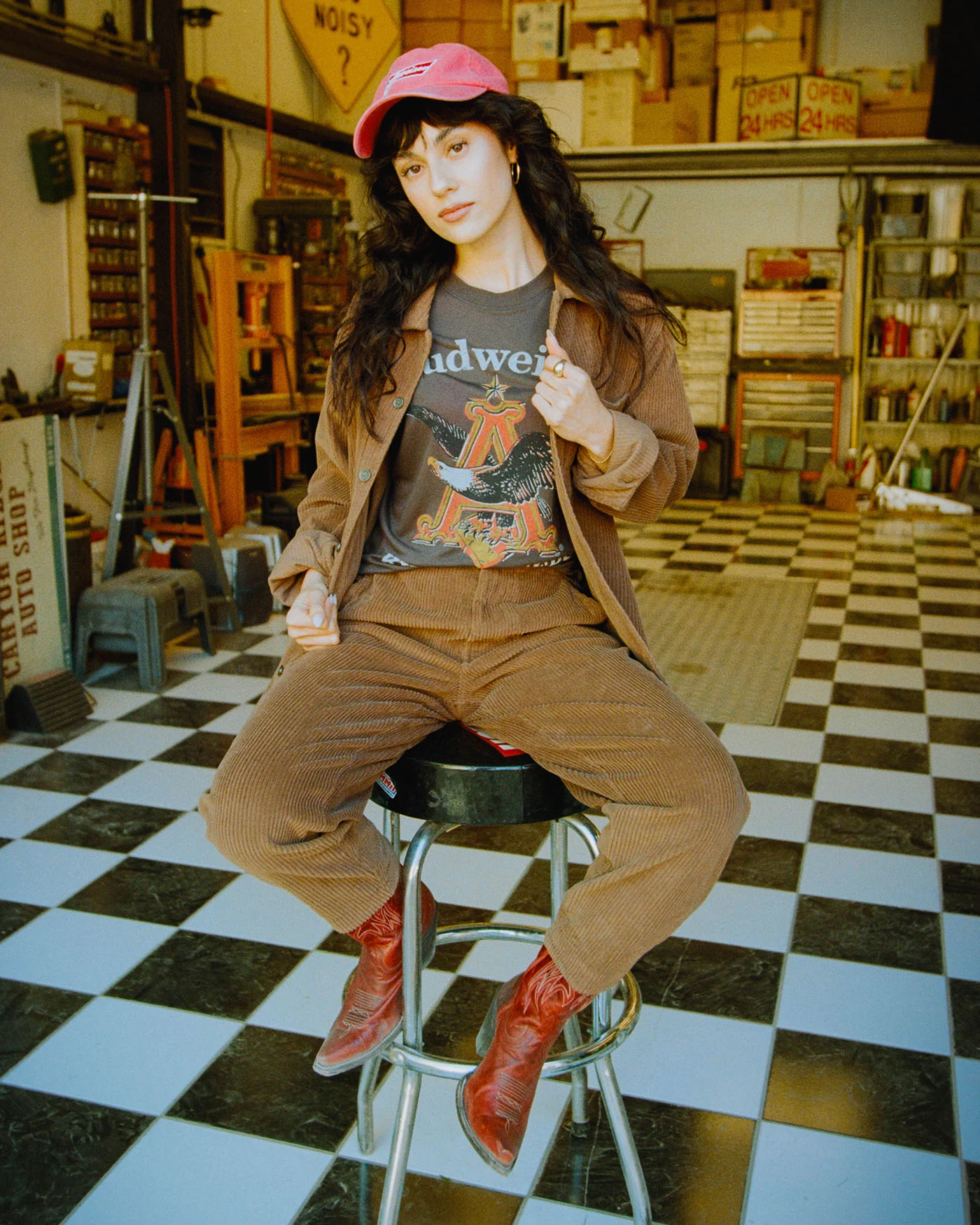 Women's Budweiser Eagle Vintage Tissue Tee - Image 3