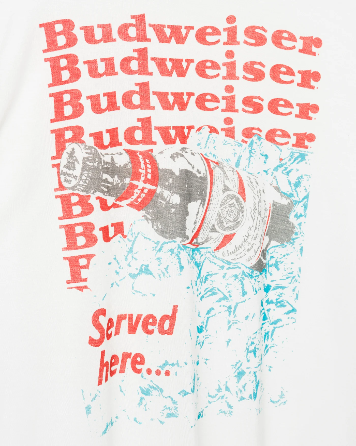 Women's Budweiser Ice Vintage Tissue Tee - Image 5
