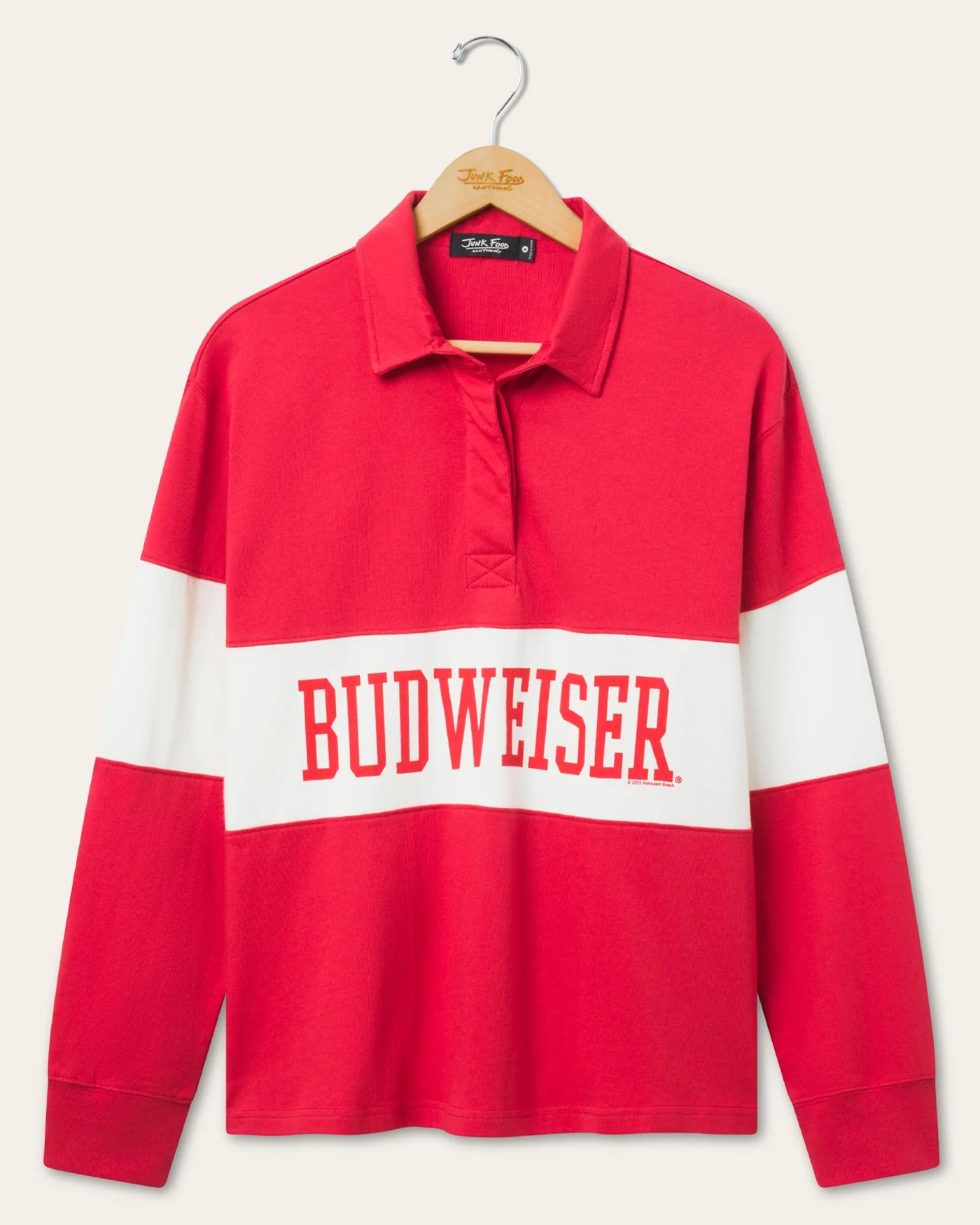 Women's Budweiser Rugby Long Sleeve