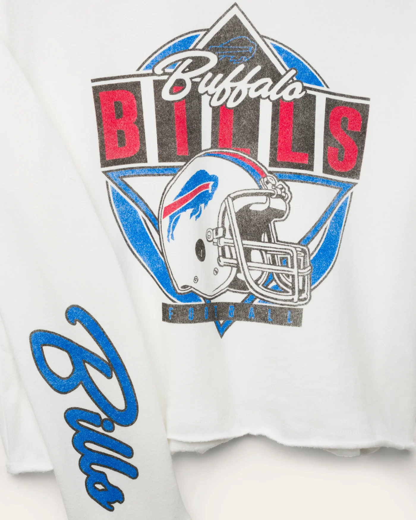 Women's Buffalo Bills Helmet Crop Fleece - Image 5