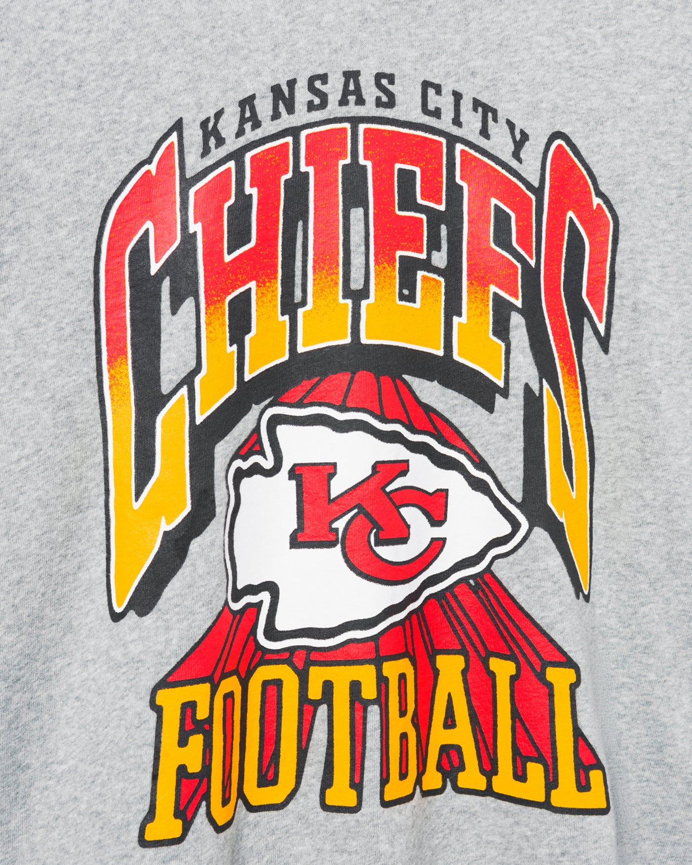 Women's Kansas City Chiefs Block Crop Hoodie - Image 3