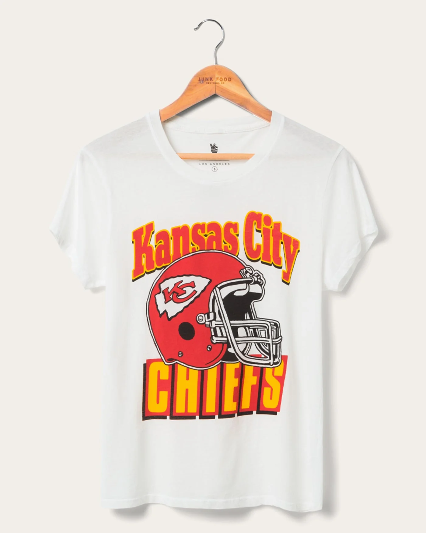Women's Chiefs Helmet Girlfriend Tee