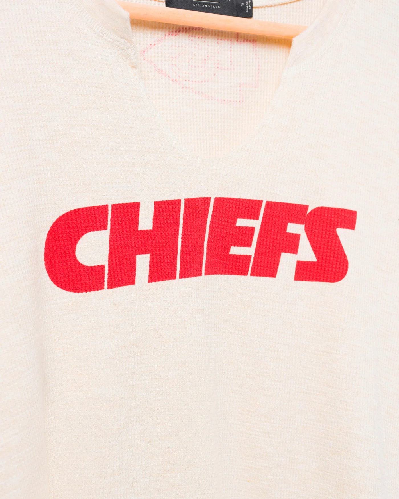 Women's Kansas City Chiefs Sunday Crop Thermal - Image 5