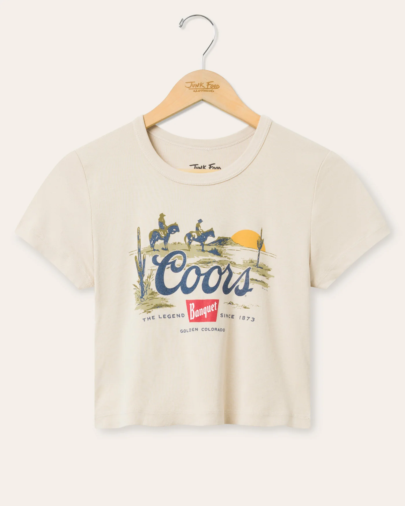 Women's Coors Golden Beer Baby Tee