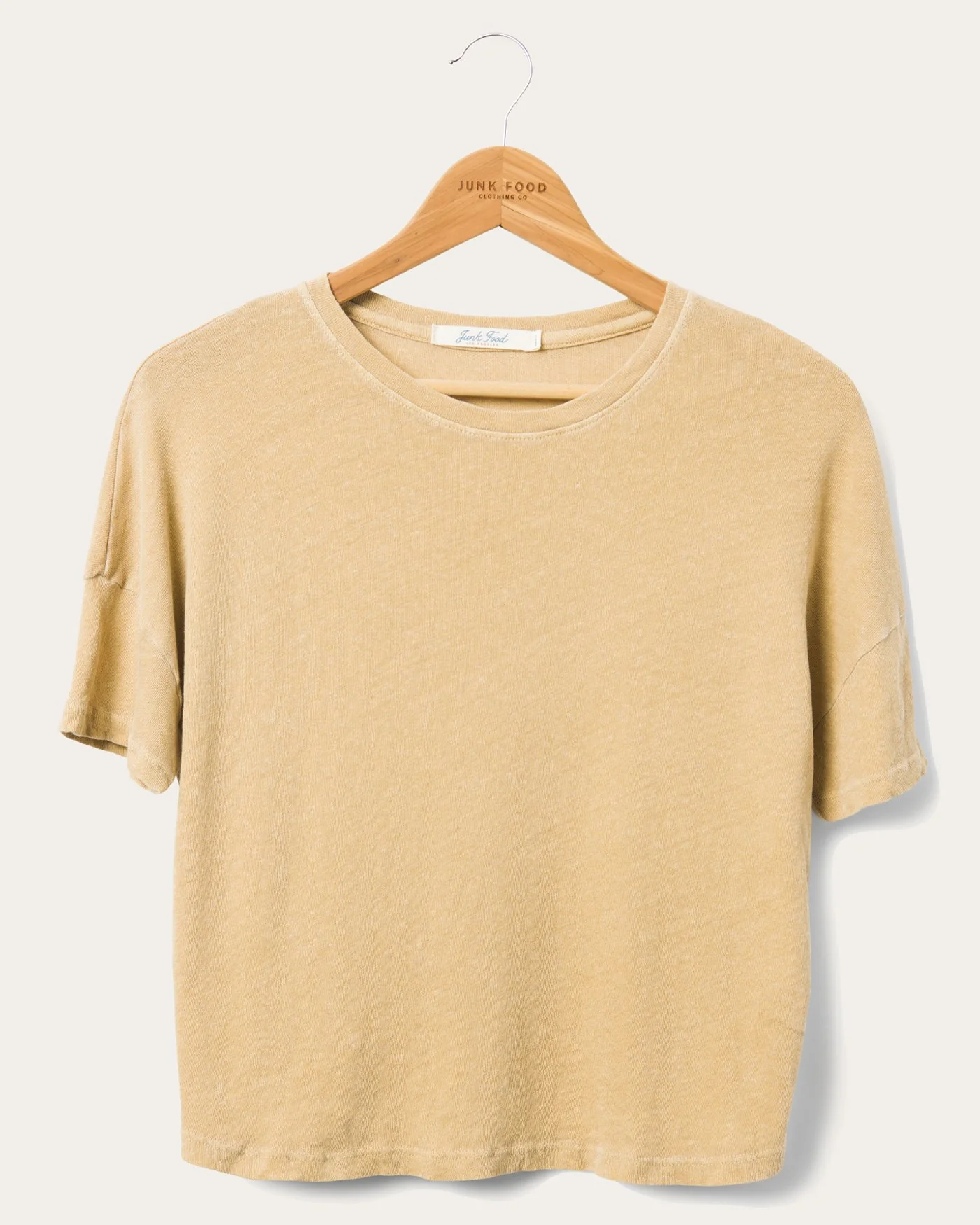 Women's Linen Crop Tee