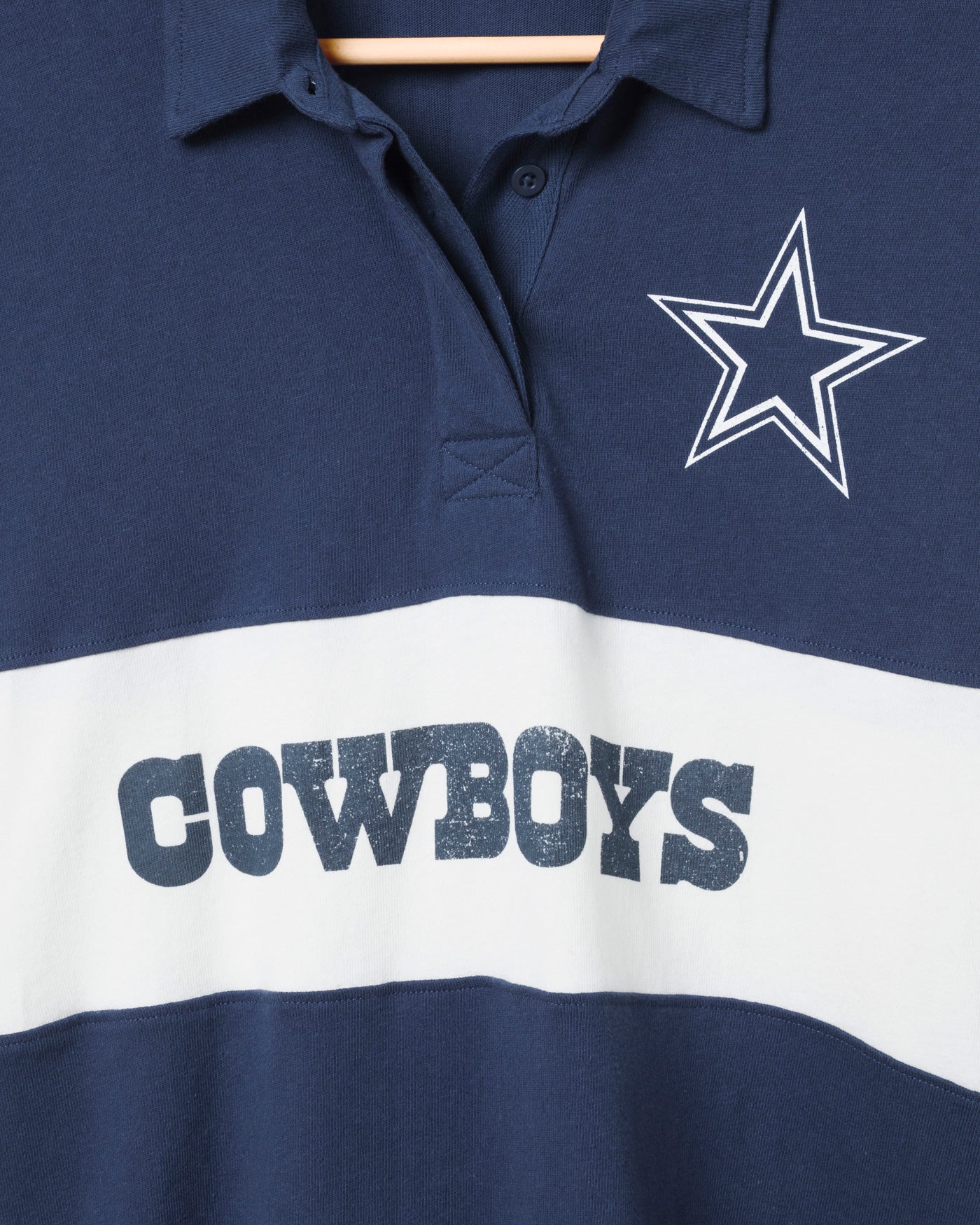 Women's Dallas Cowboys Rugby Long Sleeve - Image 3