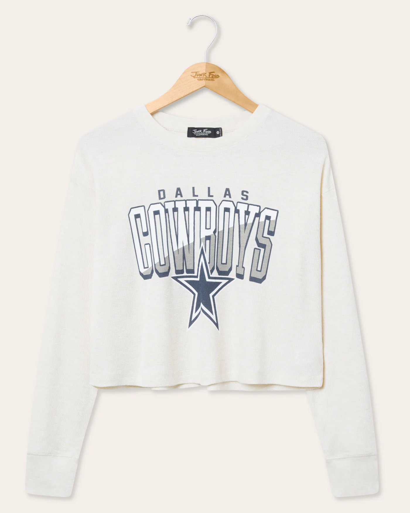 Women's Dallas Cowboys Slant Crop Thermal