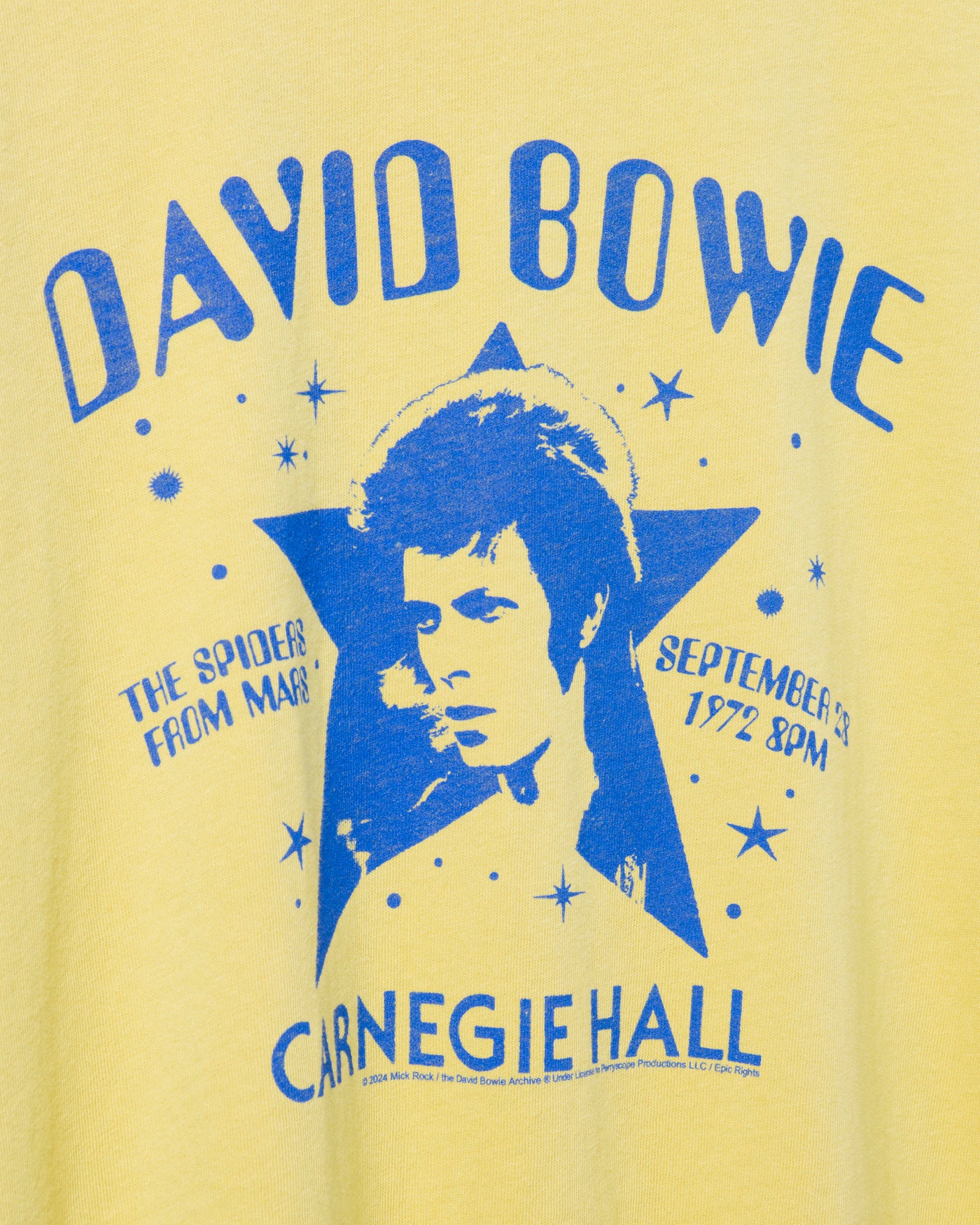 Women's David Bowie Carnegie Hall Vintage Tee - Image 6