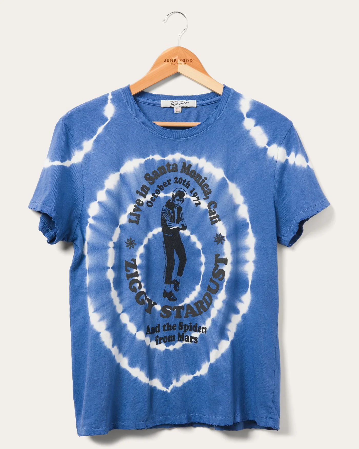 Women's David Bowie Ziggy Swirl Vintage Tee