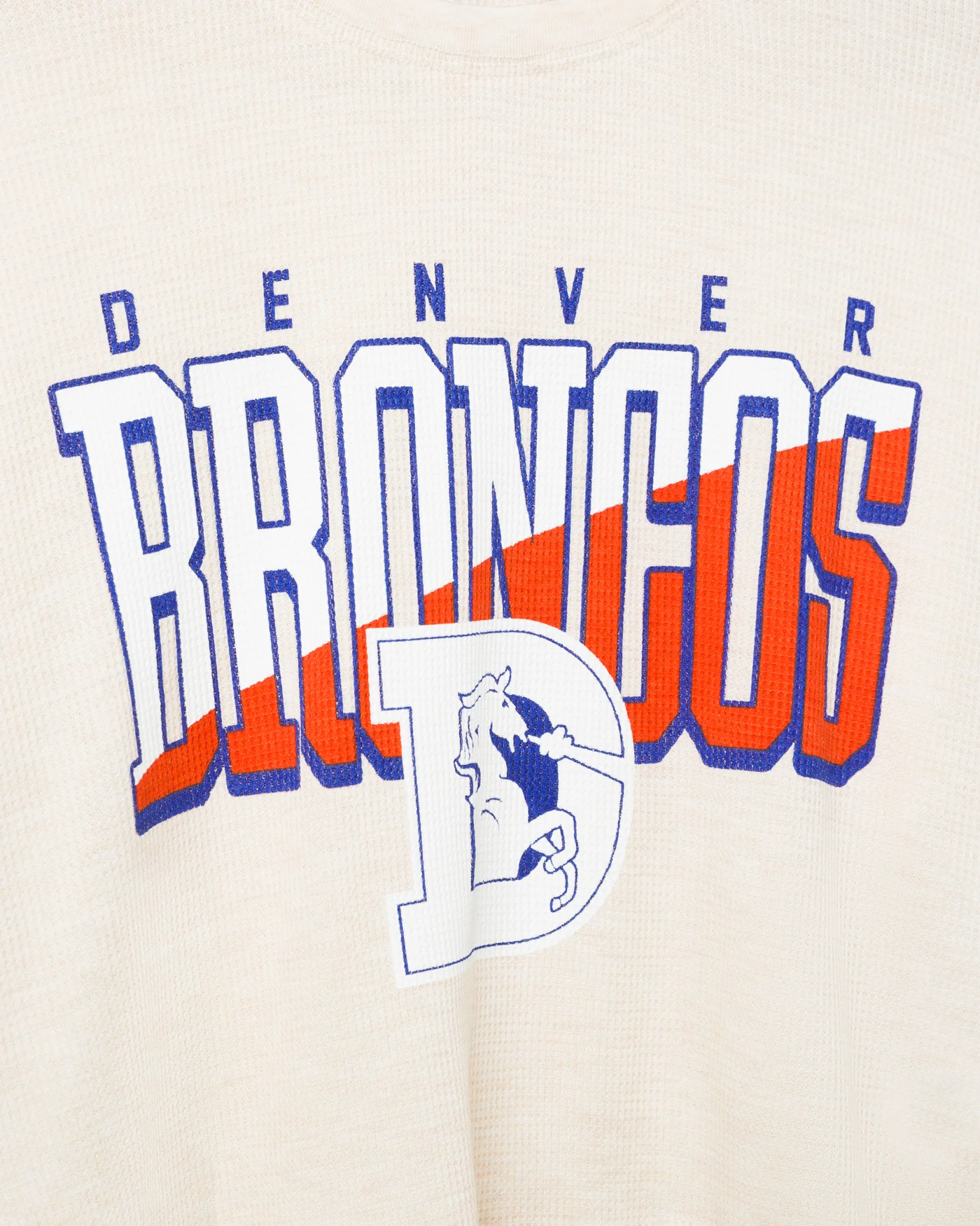 Women's Denver Broncos Slant Crop Thermal - Image 4