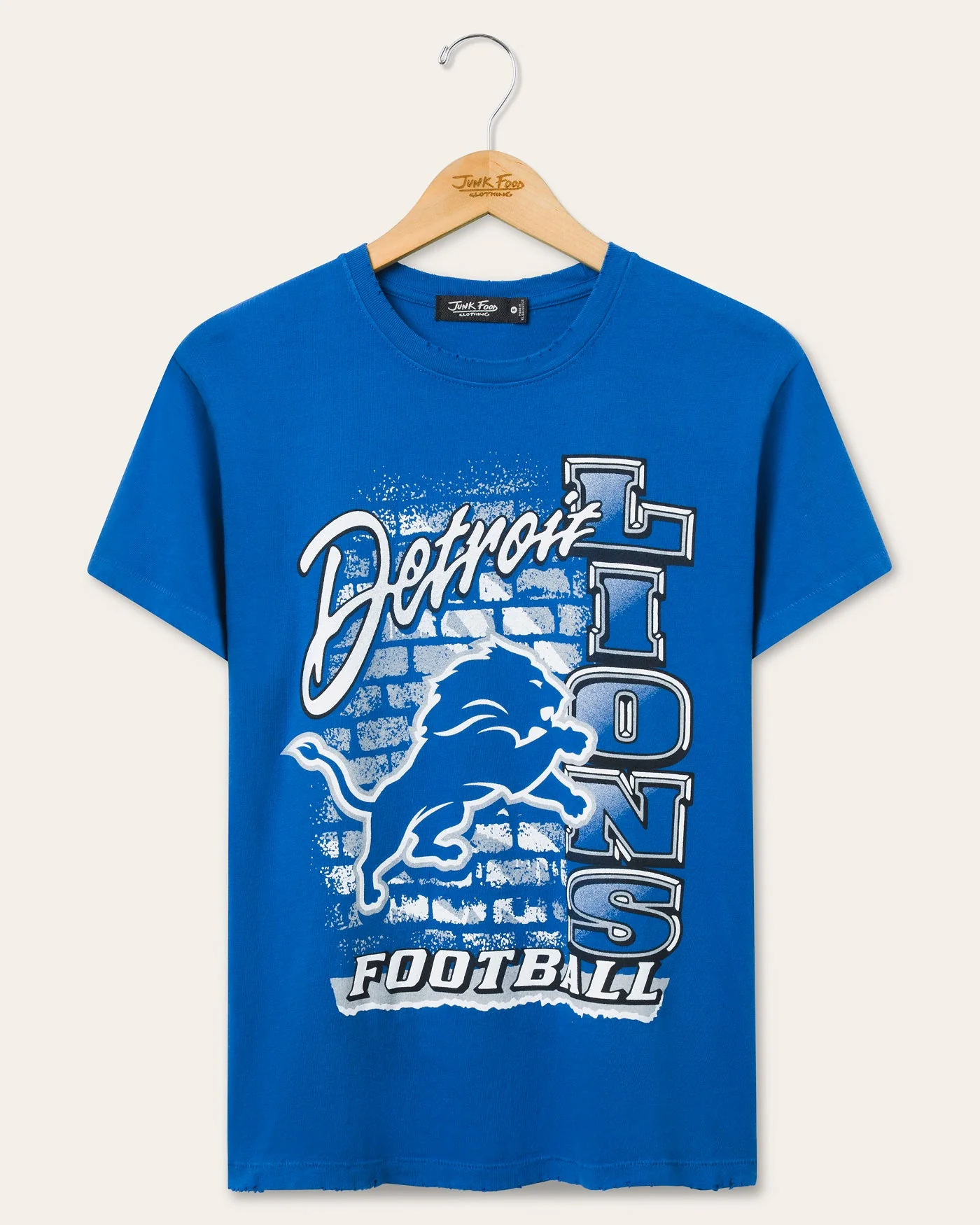 Women's Detroit Lions Brick Vintage Tee