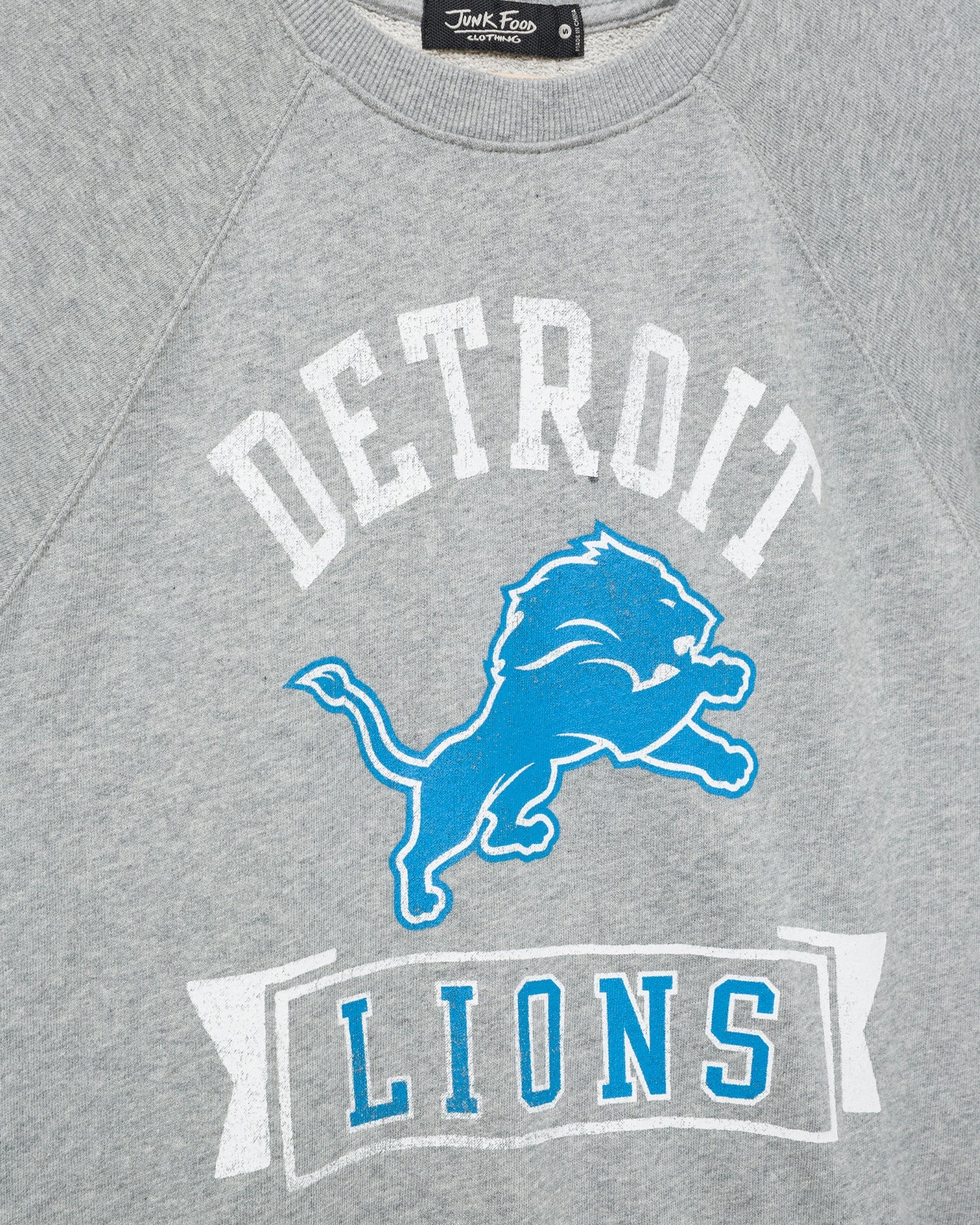 Women's Detroit Lions Raglan Fleece Tank - Image 3