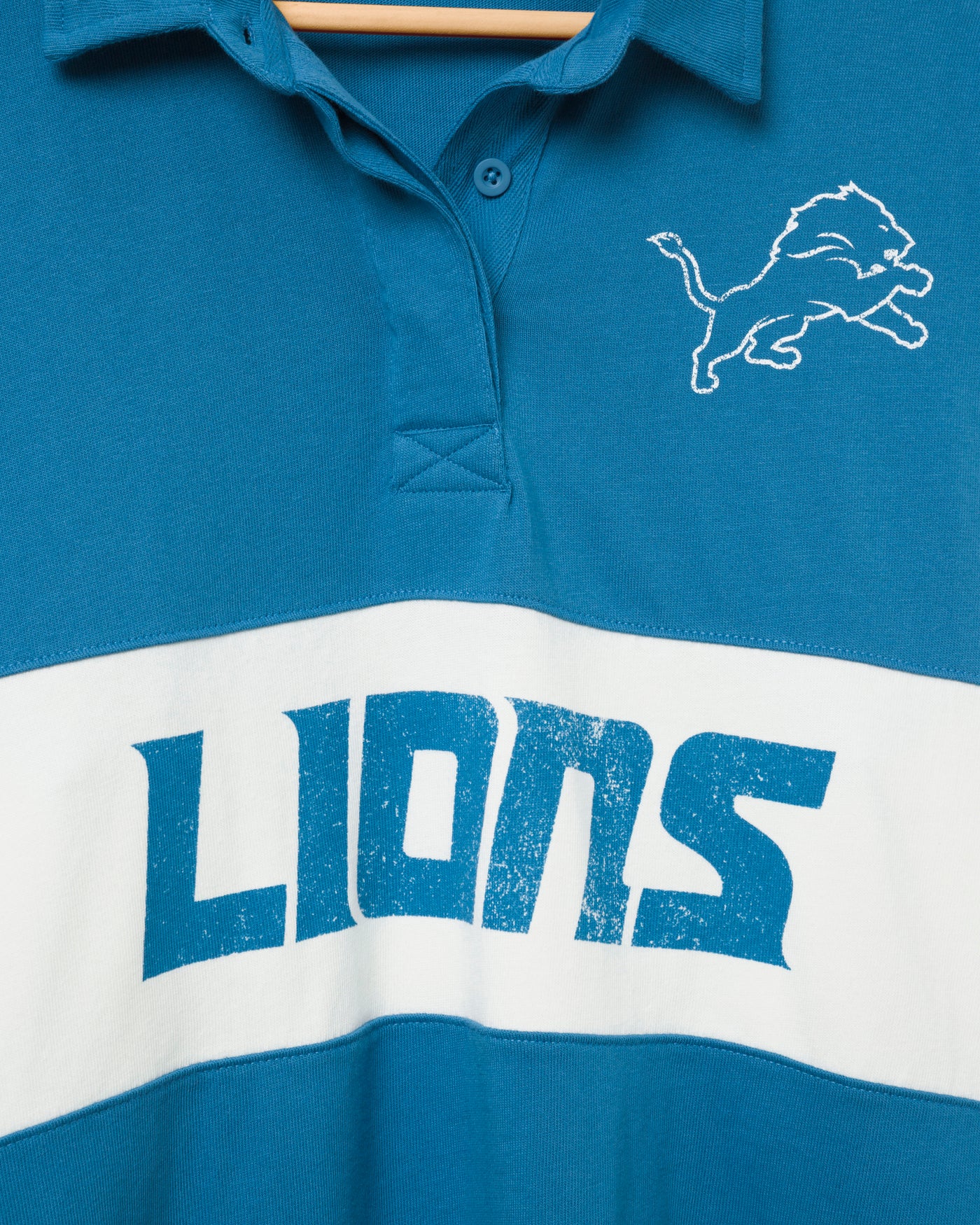 Women's Detroit Lions Rugby Long Sleeve - Image 3