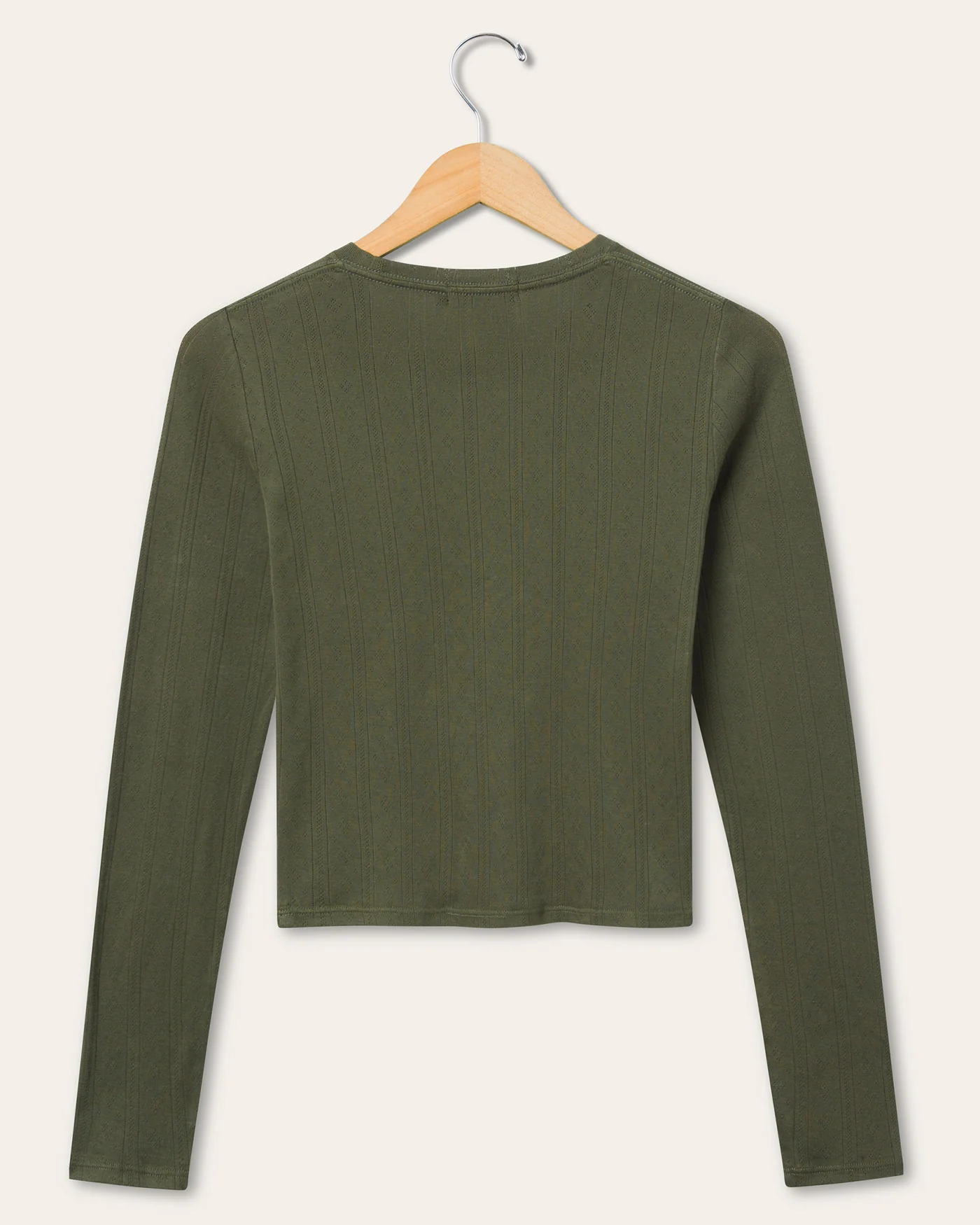 Women's Pointelle Long Sleeve - Image 3