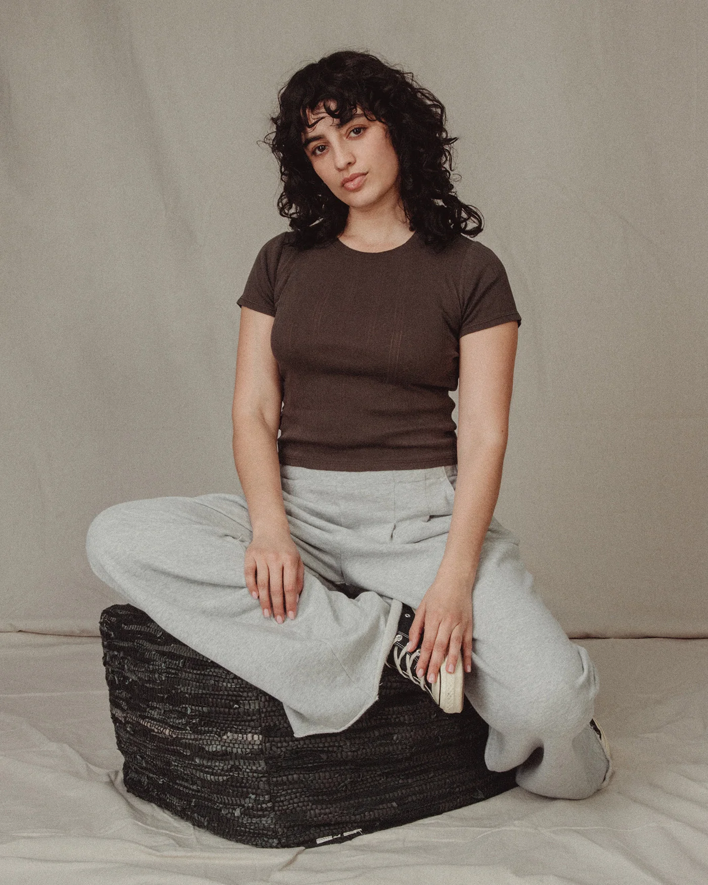 Womens Pointelle Short Sleeve Tee - Image 2