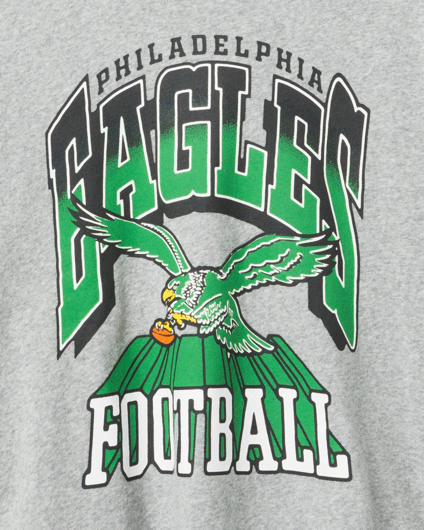 Women's Philadelphia Eagles Block Crop Hoodie - Image 4