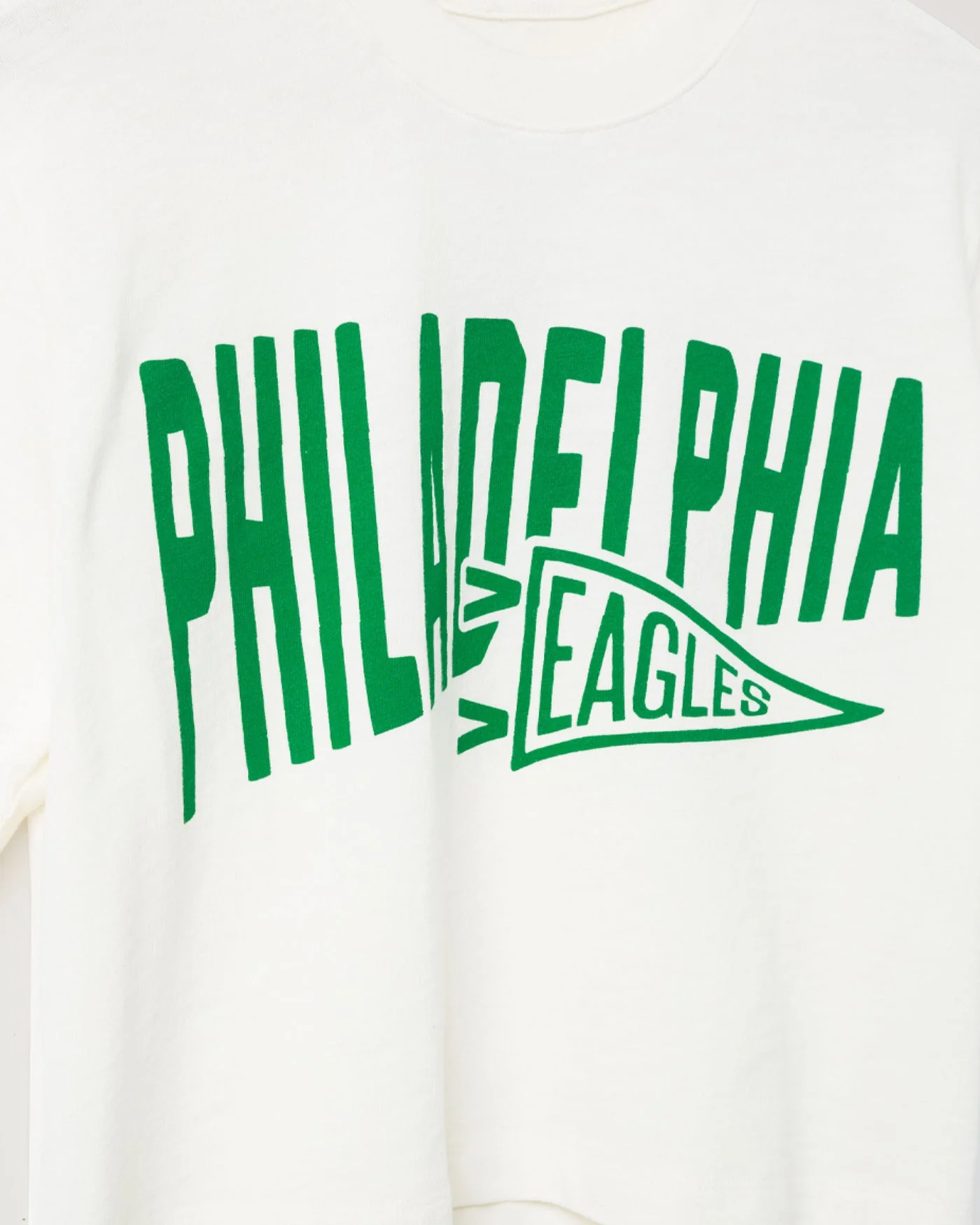 Women's Philadelphia Eagles Dual Threat Mock Neck Crop - Image 3