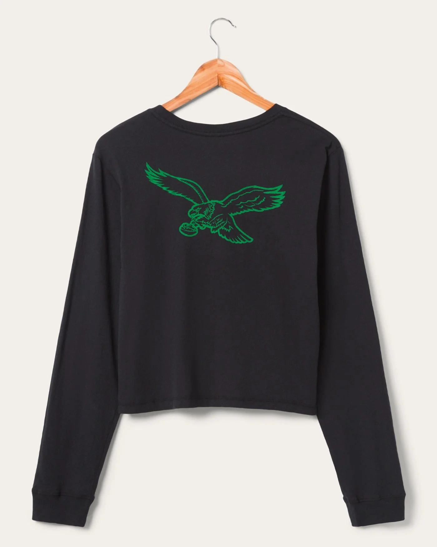 Women's Philadelphia Eagles Timeout Long Sleeve Crop - Image 2