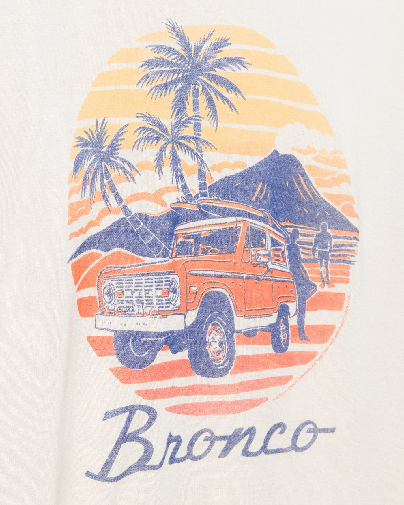 Women's Ford Bronco Sunset Vintage Tissue Tank - Image 4