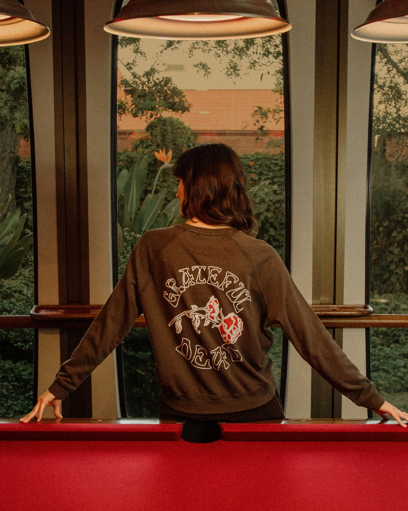 Women's Grateful Dead '72 Tour Raglan Crew Fleece - Image 2