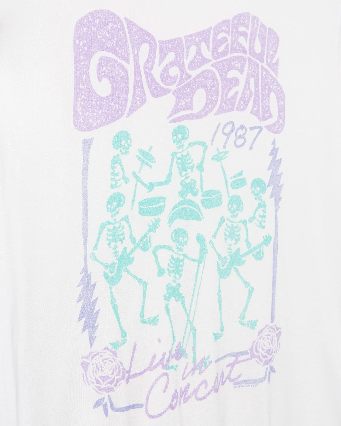 Women's Grateful Dead Live Vintage Tissue Tee - Image 4