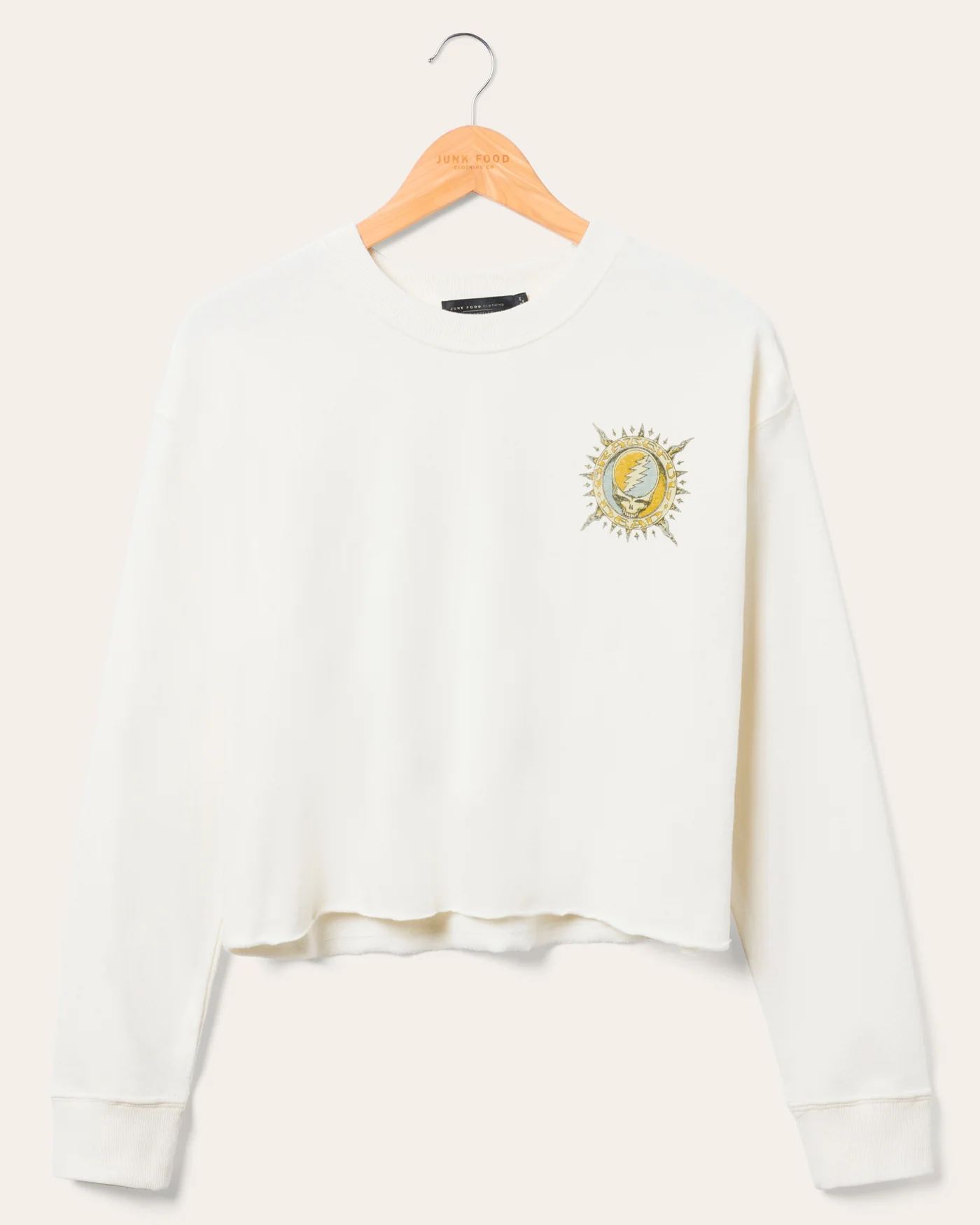 Women's Grateful Dead Sun Cropped Crew Fleece