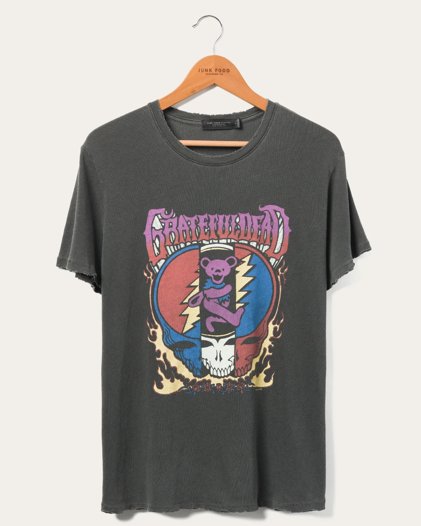 Women's Grateful Dead Dancing Bear and Skull Vintage Tee