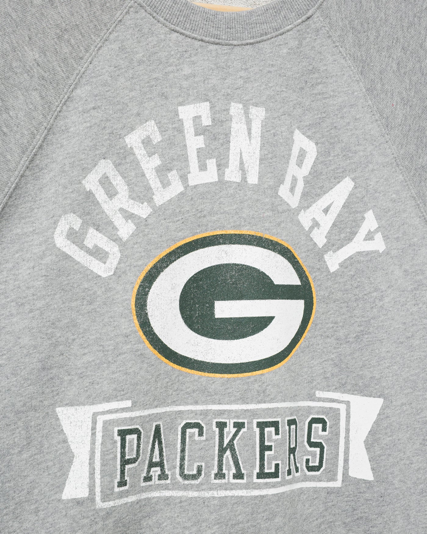 Women's Green Bay Packers Raglan Fleece Tank - Image 3